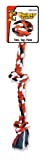 Mammoth Flossy Chews 3 Knot Rope Tug Dog Toy  X-Small - Image 1