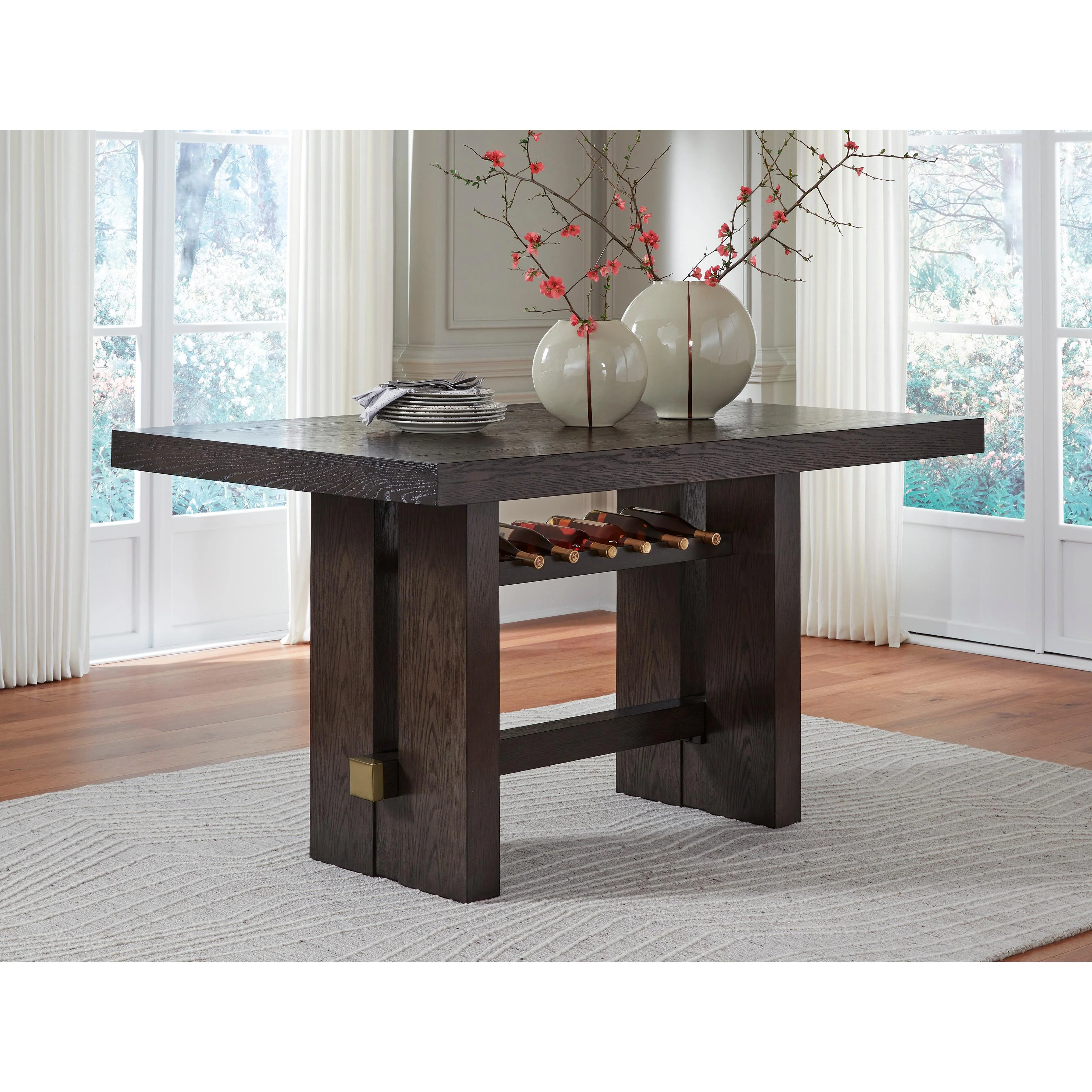 Signature Design by Ashley Burkhaus D984D6 7 pc Counter Height Dining Set - Image 3