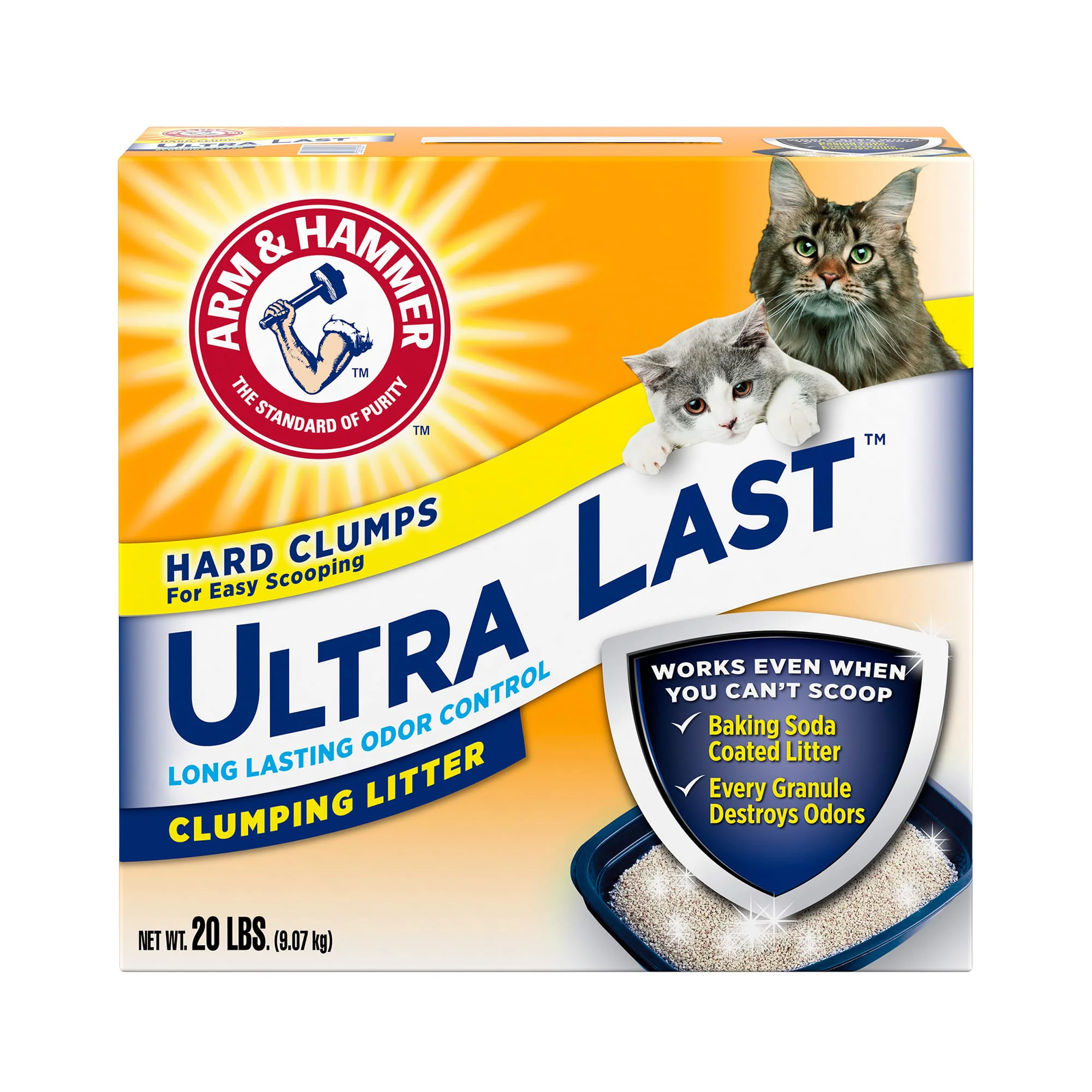 Arm & Hammer Clumping Litter Ultra Last 20lb - Image 1
