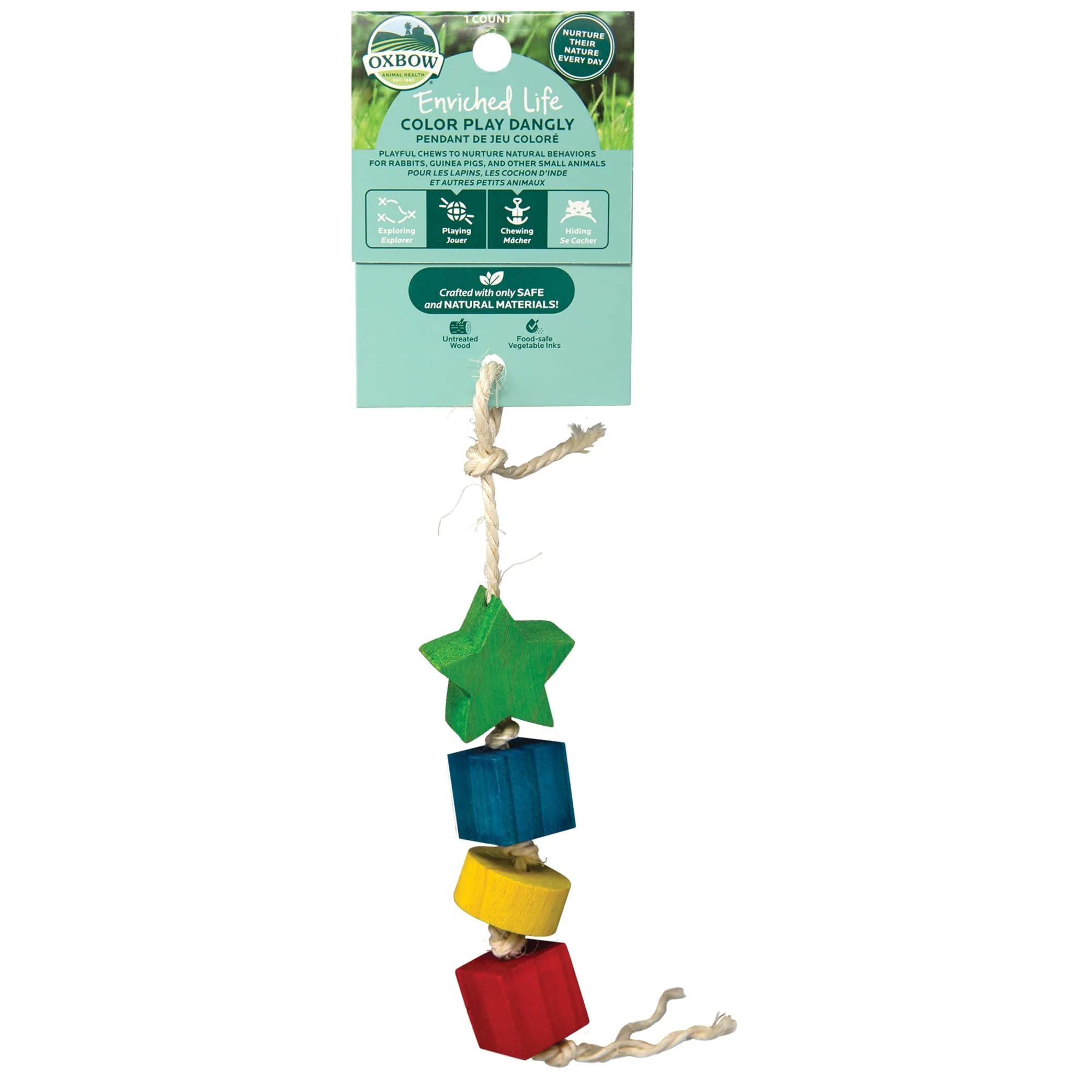 Oxbow 73296321 Small Animal Enriched Life Color Play Dangly - Image 1