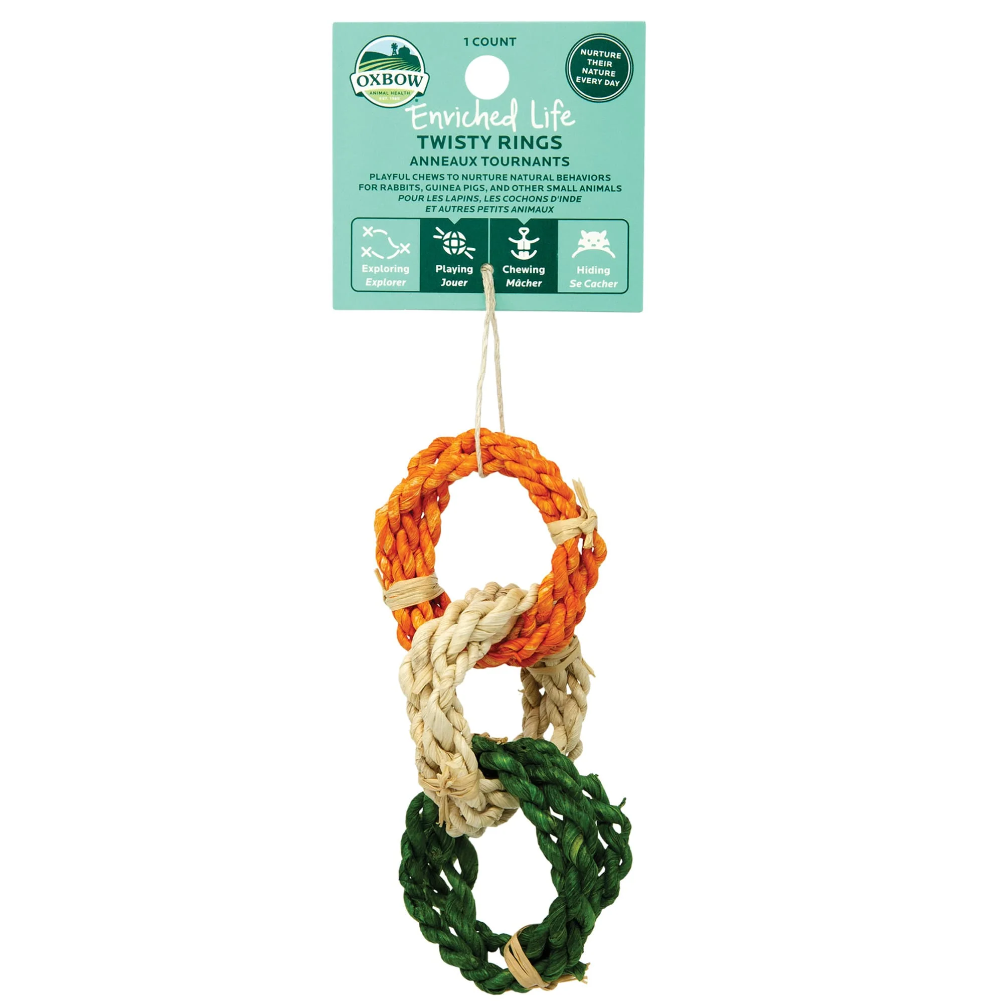 Oxbow 73296325 Small Animal Enriched Life Twisty Rings - Image 1