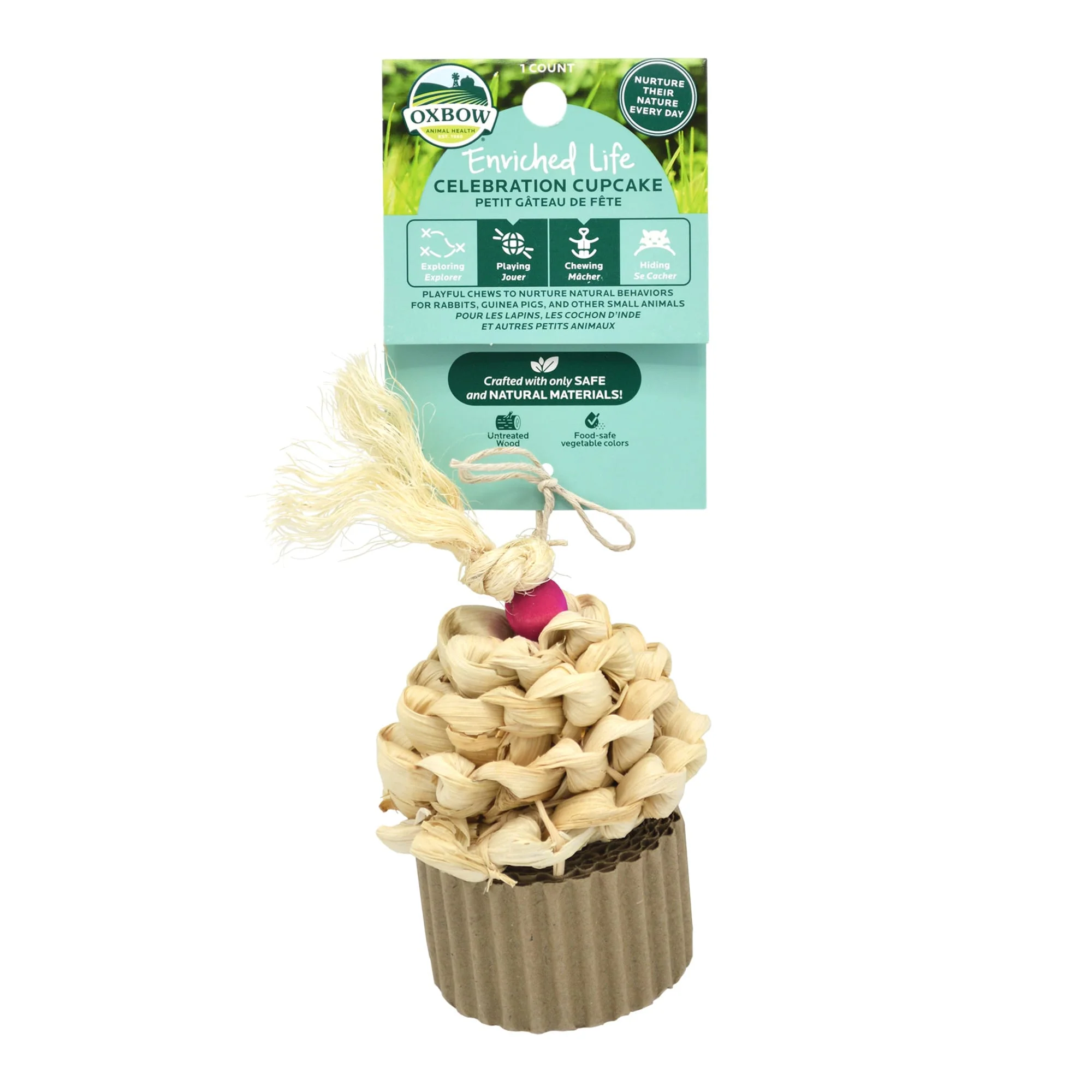 Oxbow Enriched Life Celebration Cupcake for Small Animals, .07 LB - Image 1