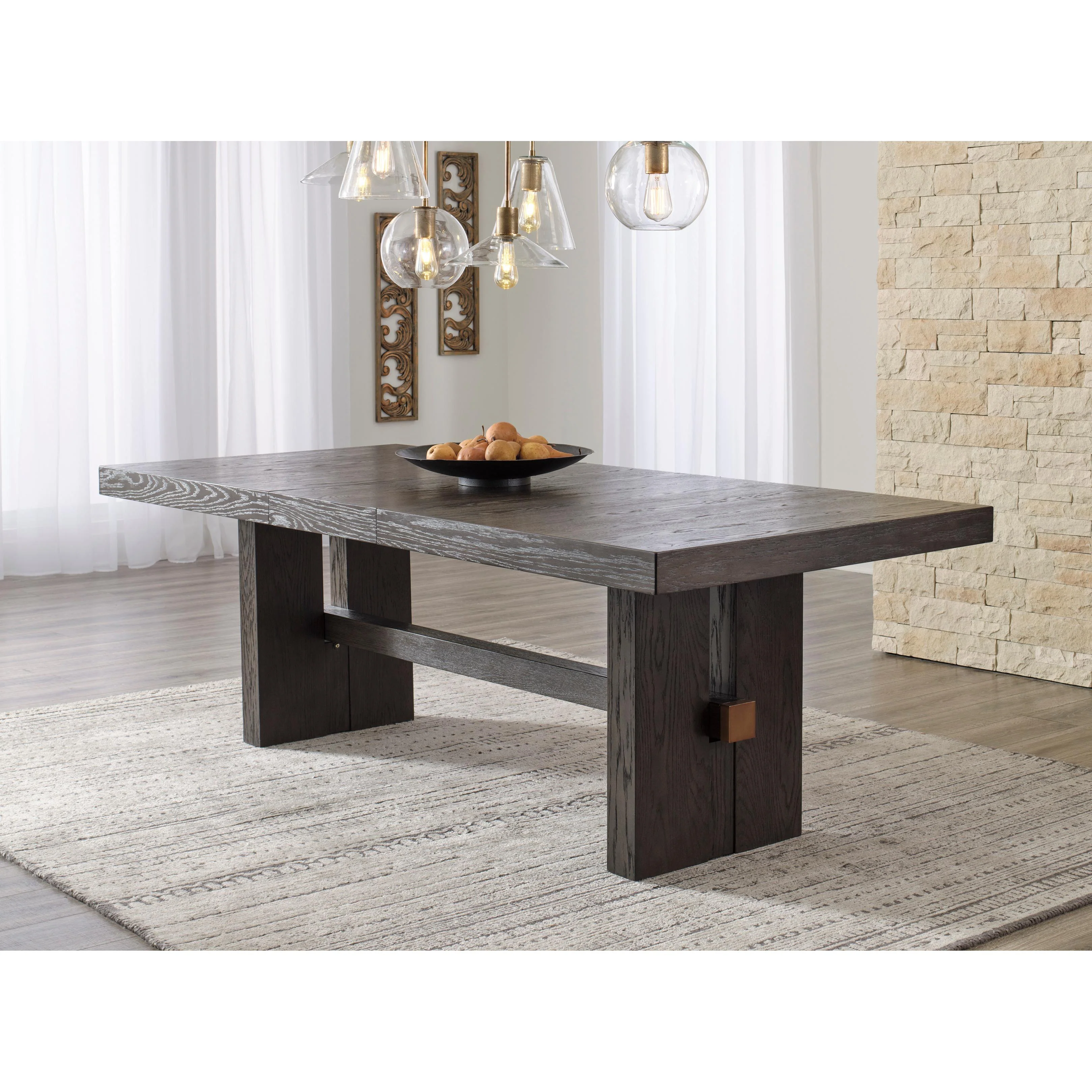 Signature Design by Ashley Burkhaus D984 8 pc Dining Set - Image 2