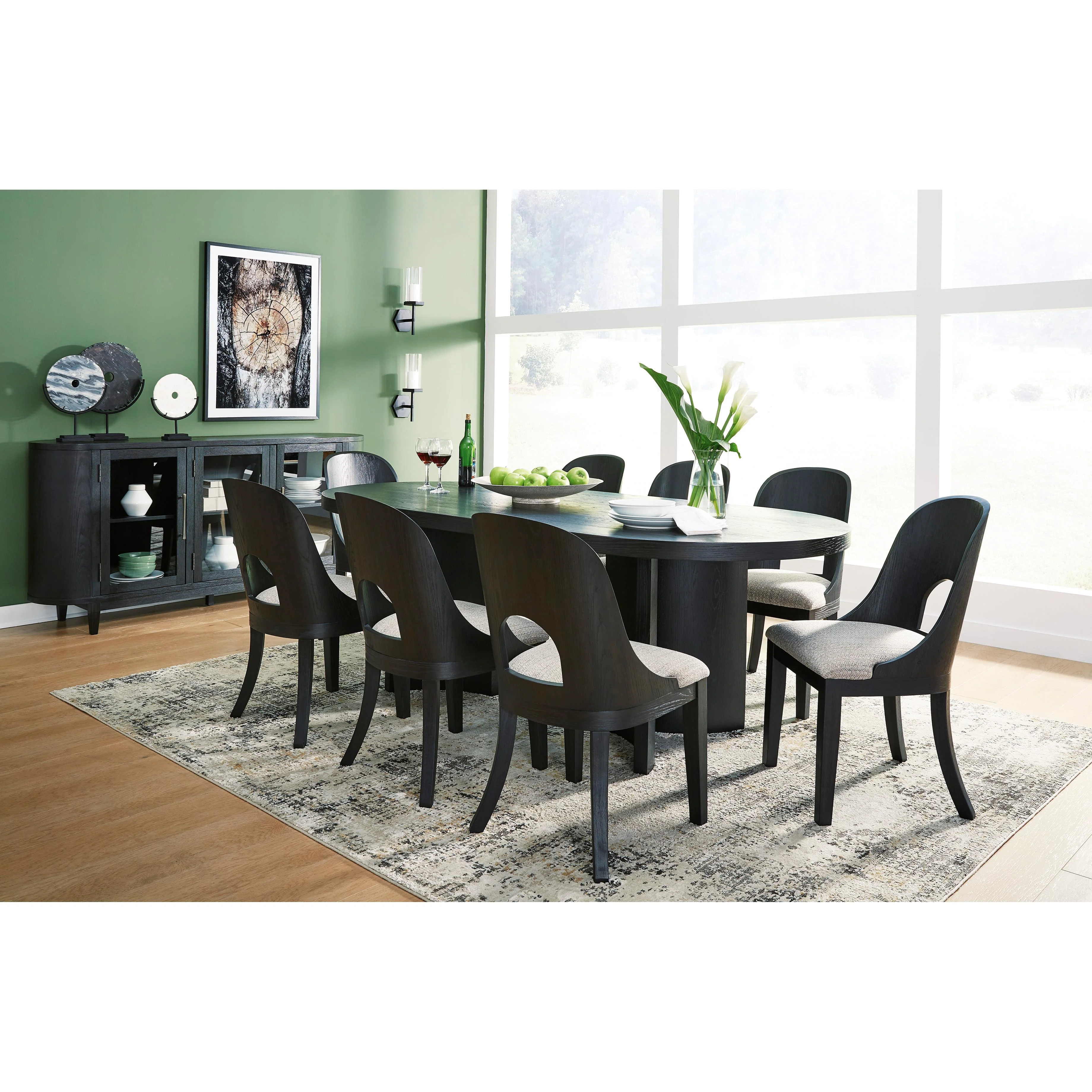 Signature Design by Ashley Rowanbeck D821 10 pc Dining Set