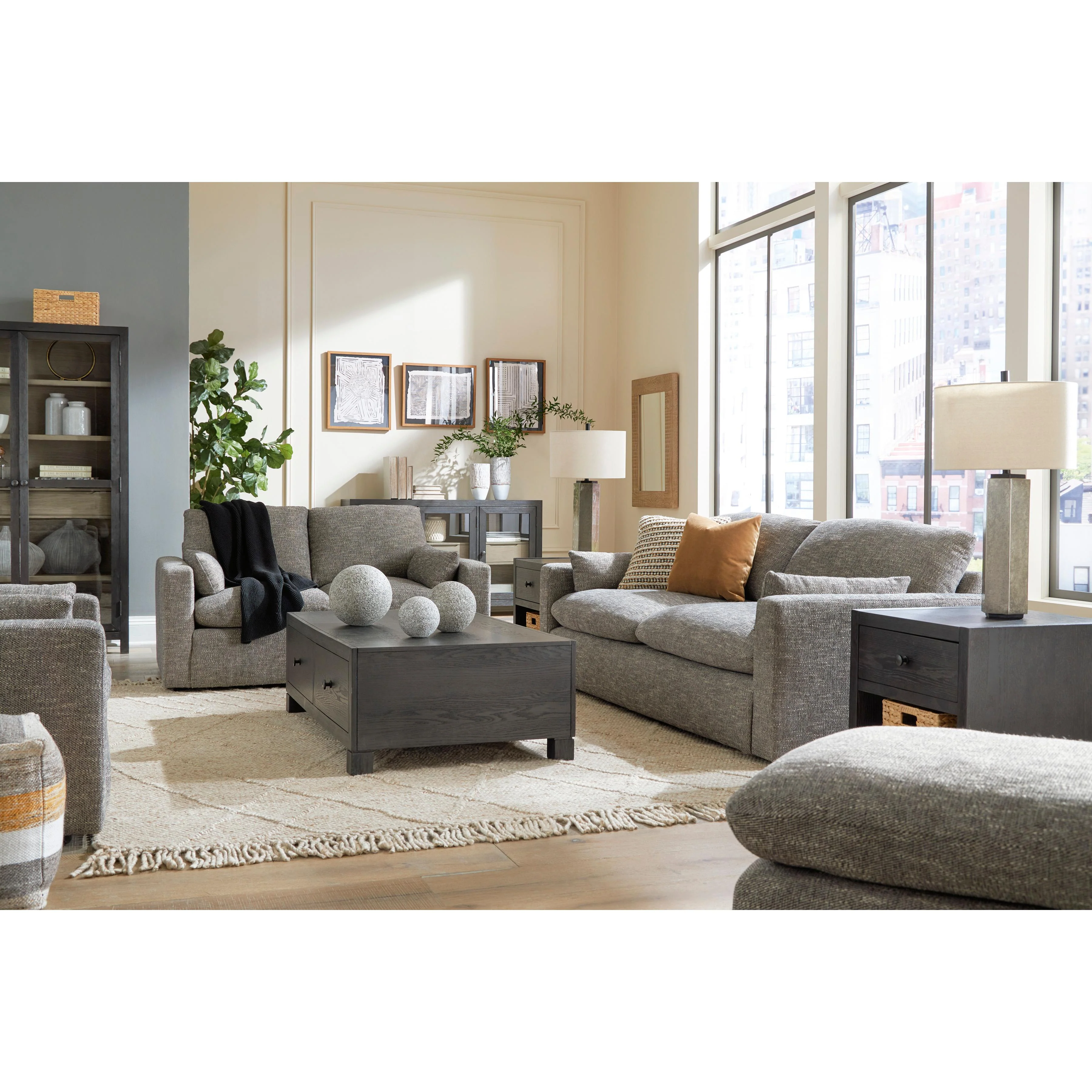 Benchcraft Dramatic 11702U3 4 pc Living Room Set - Image 3