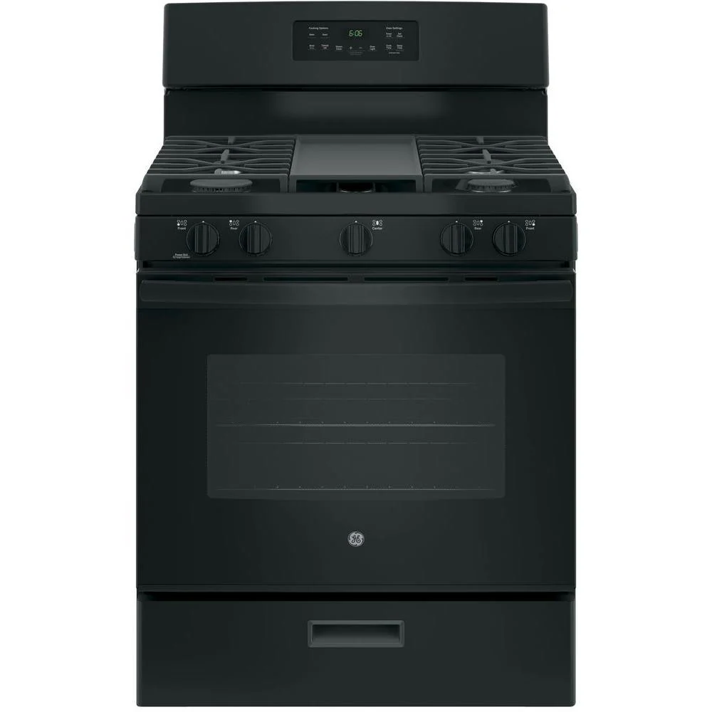 GE 30-inch Freestanding Gas Range JGBS66DEKBB