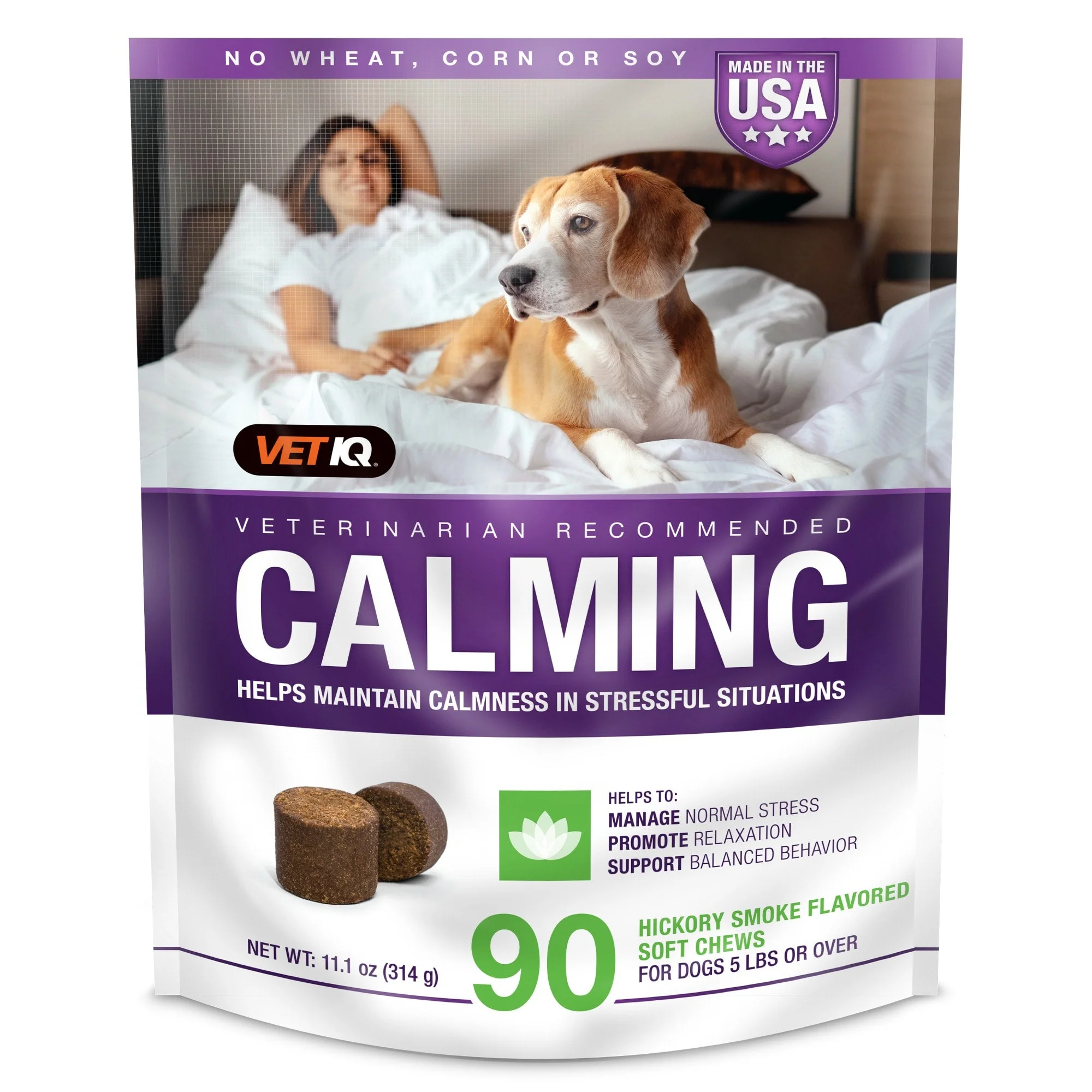 VETIQ Supplement Chews for Dogs 60ct Calming - Image 1