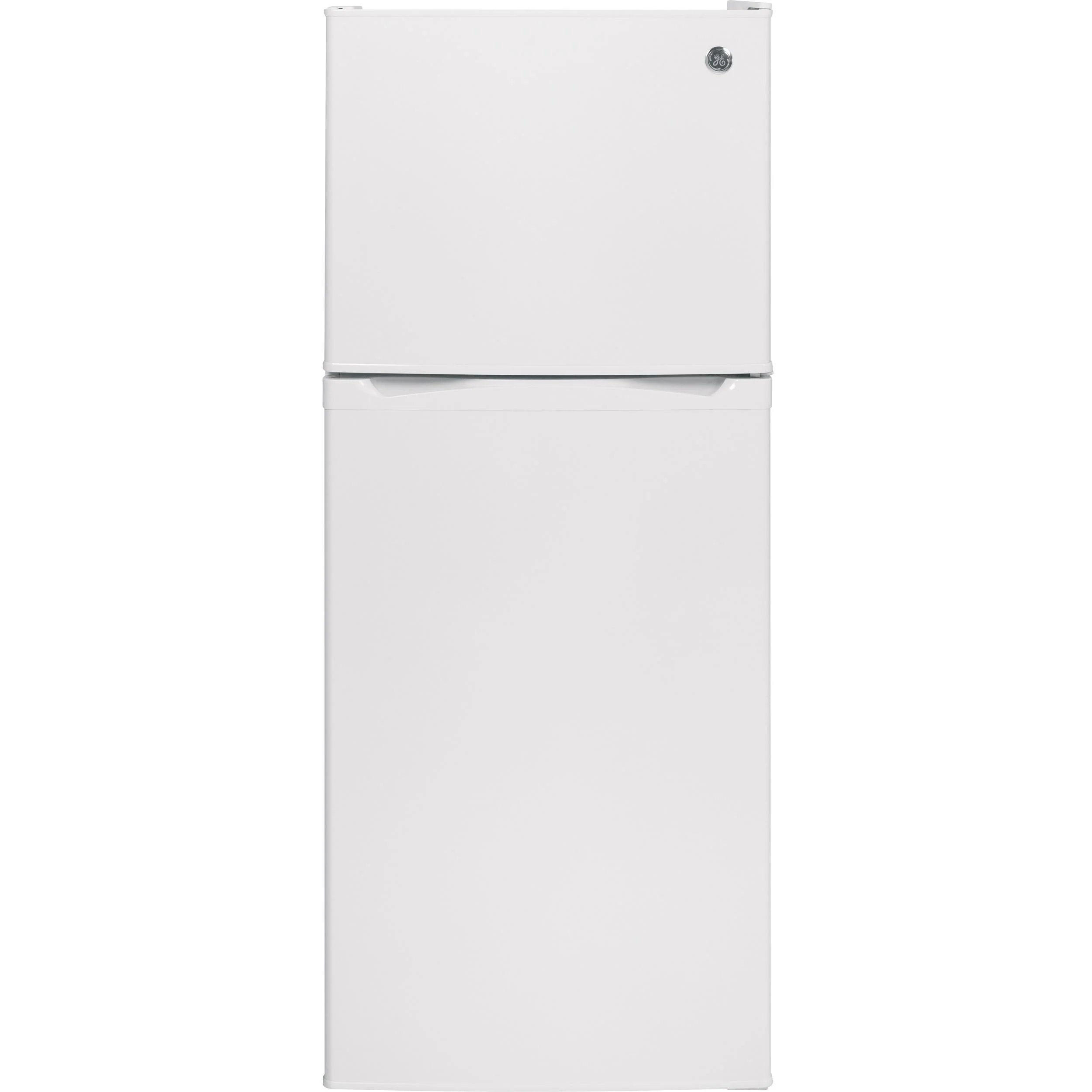 GE 24-inch, 11.6 cu. ft. Top Freezer Refrigerator GPE12FGKWW - Image 1