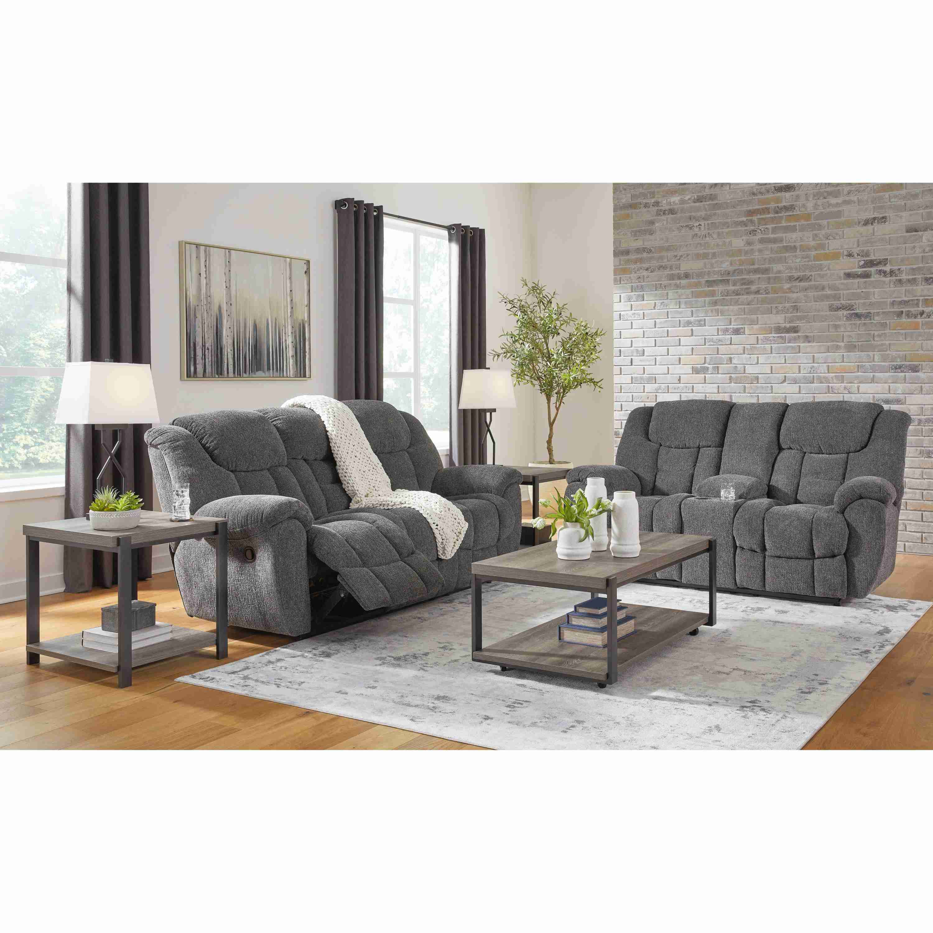 Signature Design by Ashley Foreside 38104U1 2 pc Reclining Living Room Set