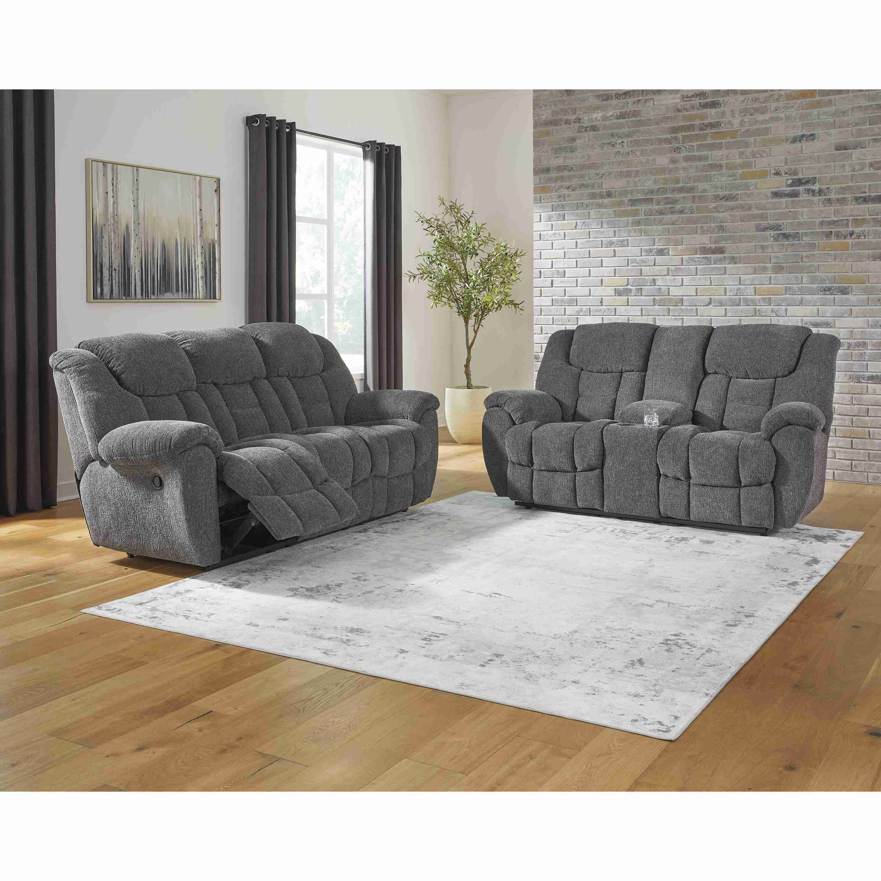 Signature Design by Ashley Foreside 38104U1 2 pc Reclining Living Room Set - Image 2