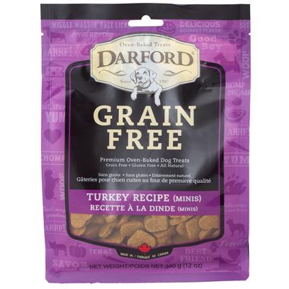 Darford Grain Free Turkey Recipe Minis Dog Treats 12oz - Image 1