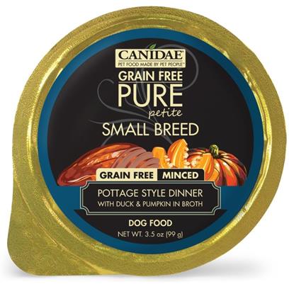 Canidae-Pure-Canidae Pure Petite Small Breed Minced Wet Food- Duck/pumpkin 3.5 Oz - Image 1