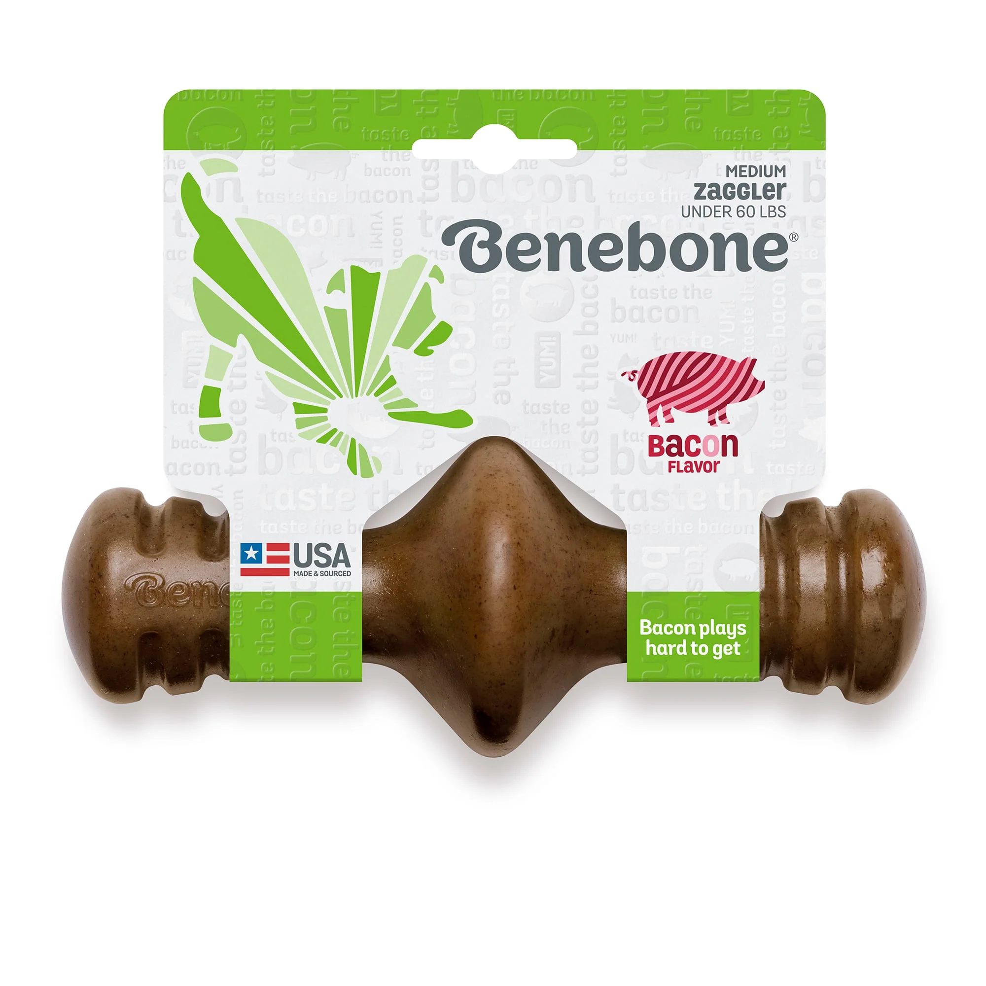 Benebone Zaggler Bacon Medium - Image 1
