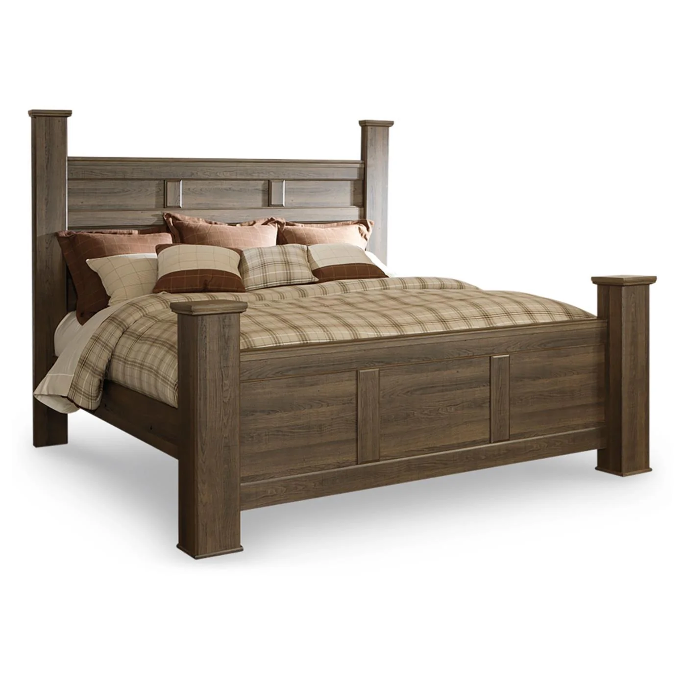 Signature Design by Ashley Juararo B251B32 7 pc California King Poster Bedroom Set - Image 2