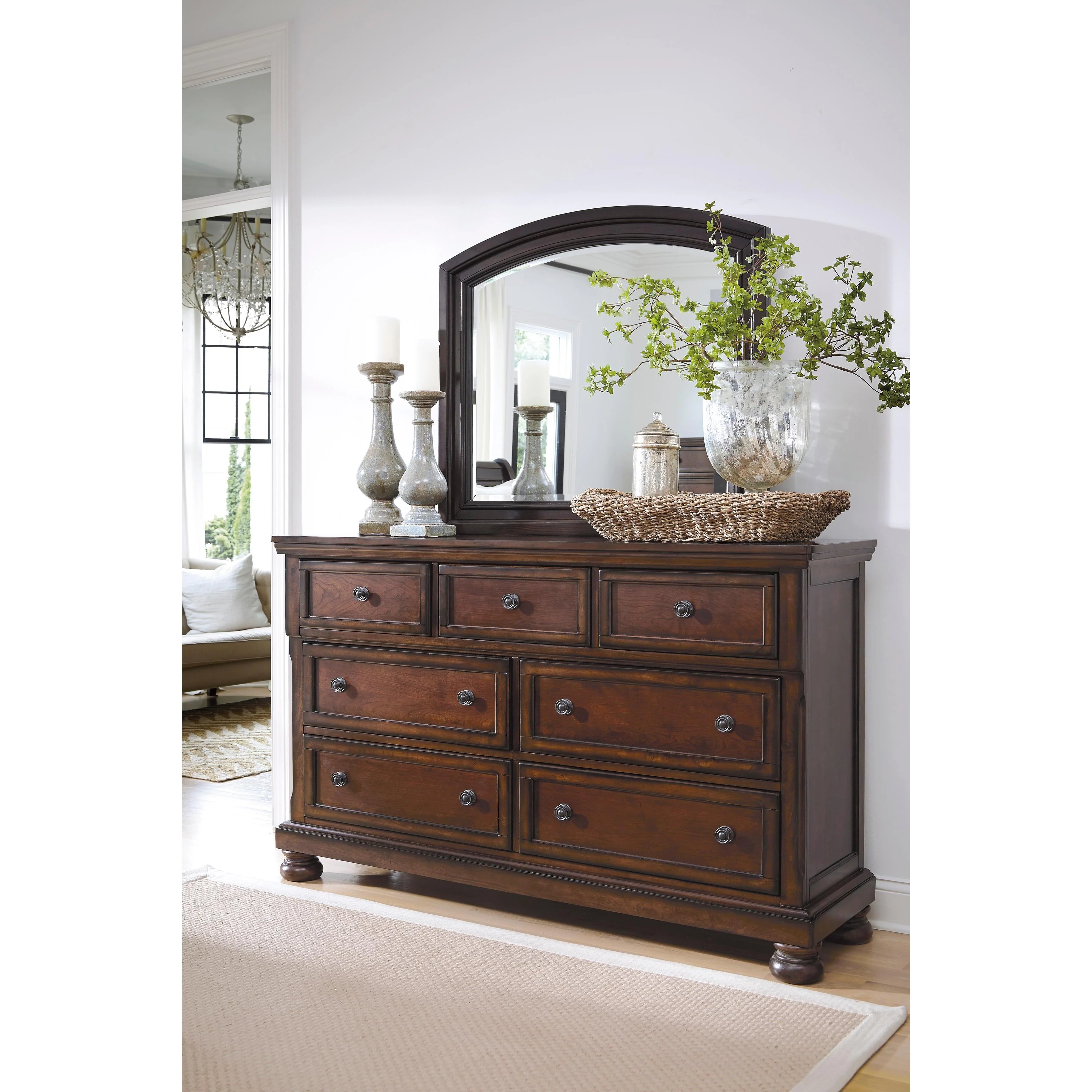 Millennium Porter B697B37 6 pc King Panel Bedroom Set - Image 3