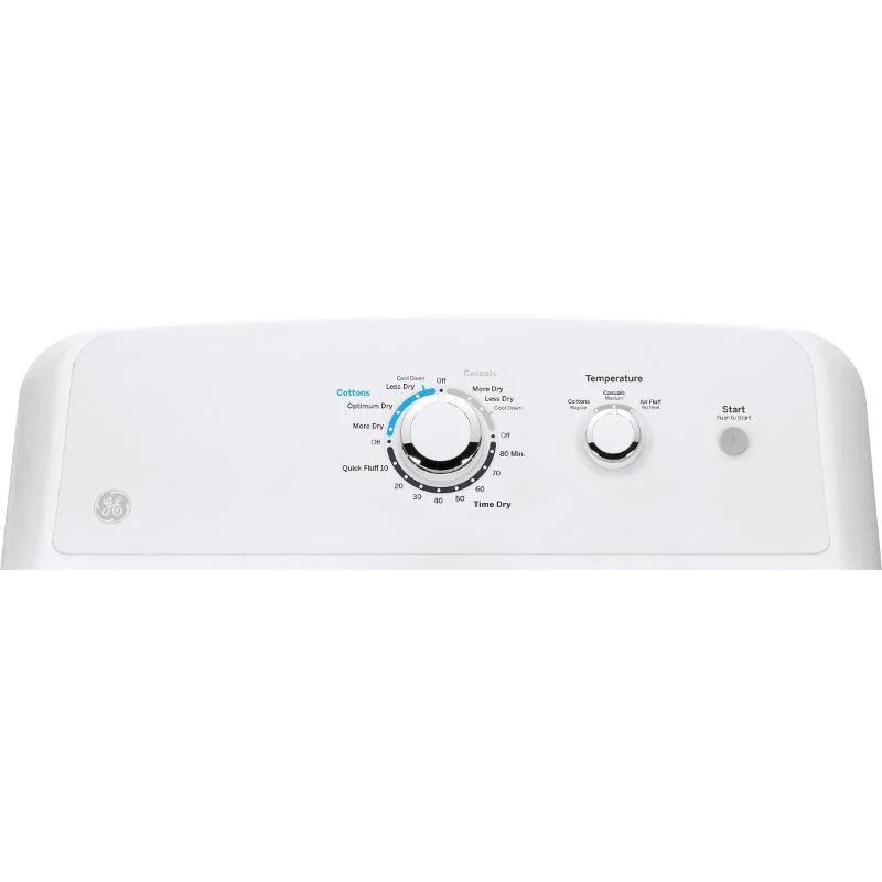 GE 7.2 cu. ft. Gas Dryer GTD33GASKWW - Image 2