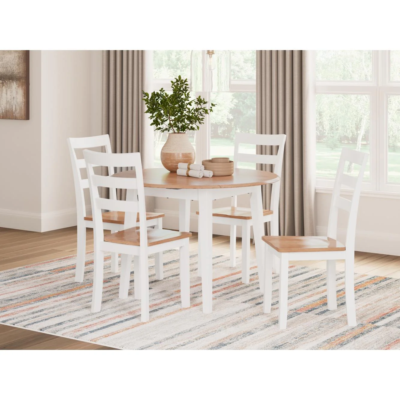 Signature Design by Ashley Gesthaven D398D1 5 pc Dining Set - Image 2
