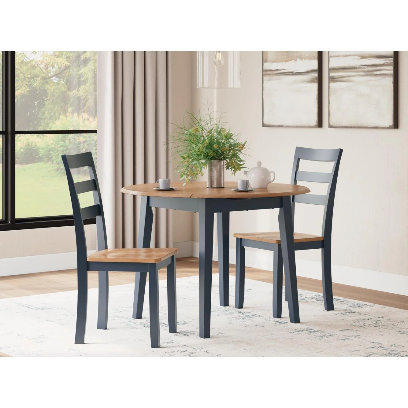 Signature Design by Ashley Gesthaven D399D4 3 pc Dining Set - Image 1