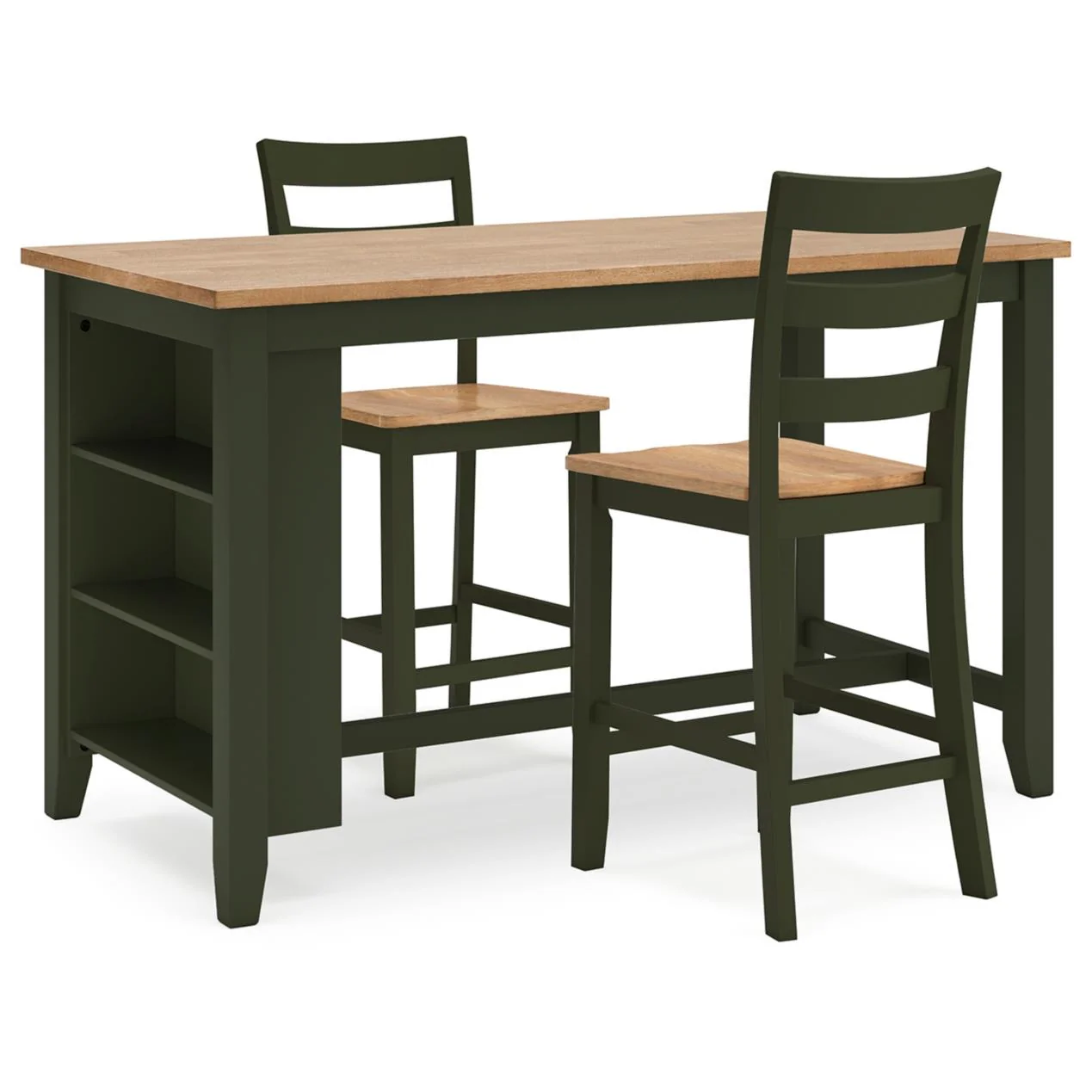 Signature Design by Ashley Gesthaven D401D3 3 pc Counter Height Dining Set - Image 1