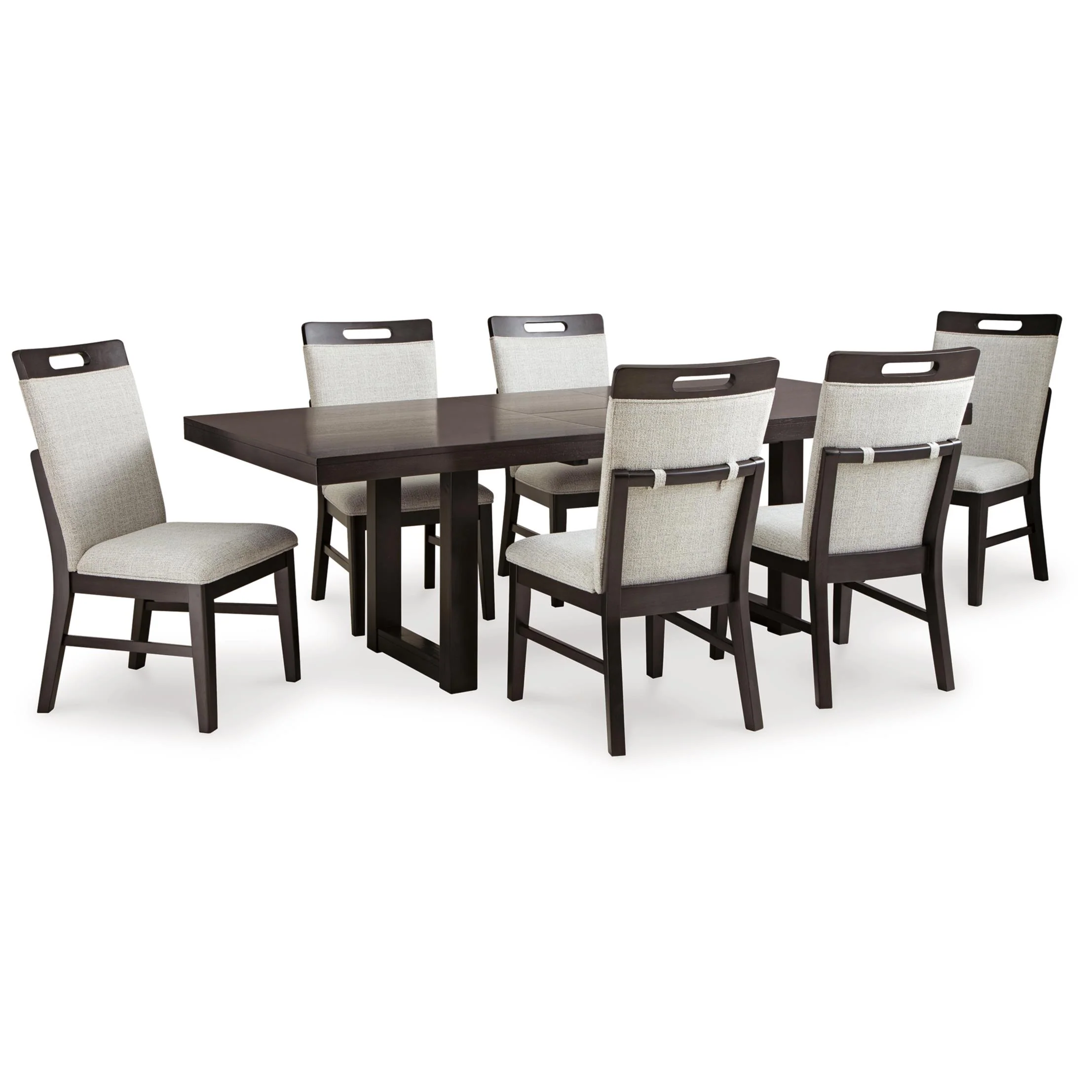 Signature Design by Ashley Neymorton D618D2 7 pc Dining Set - Image 2