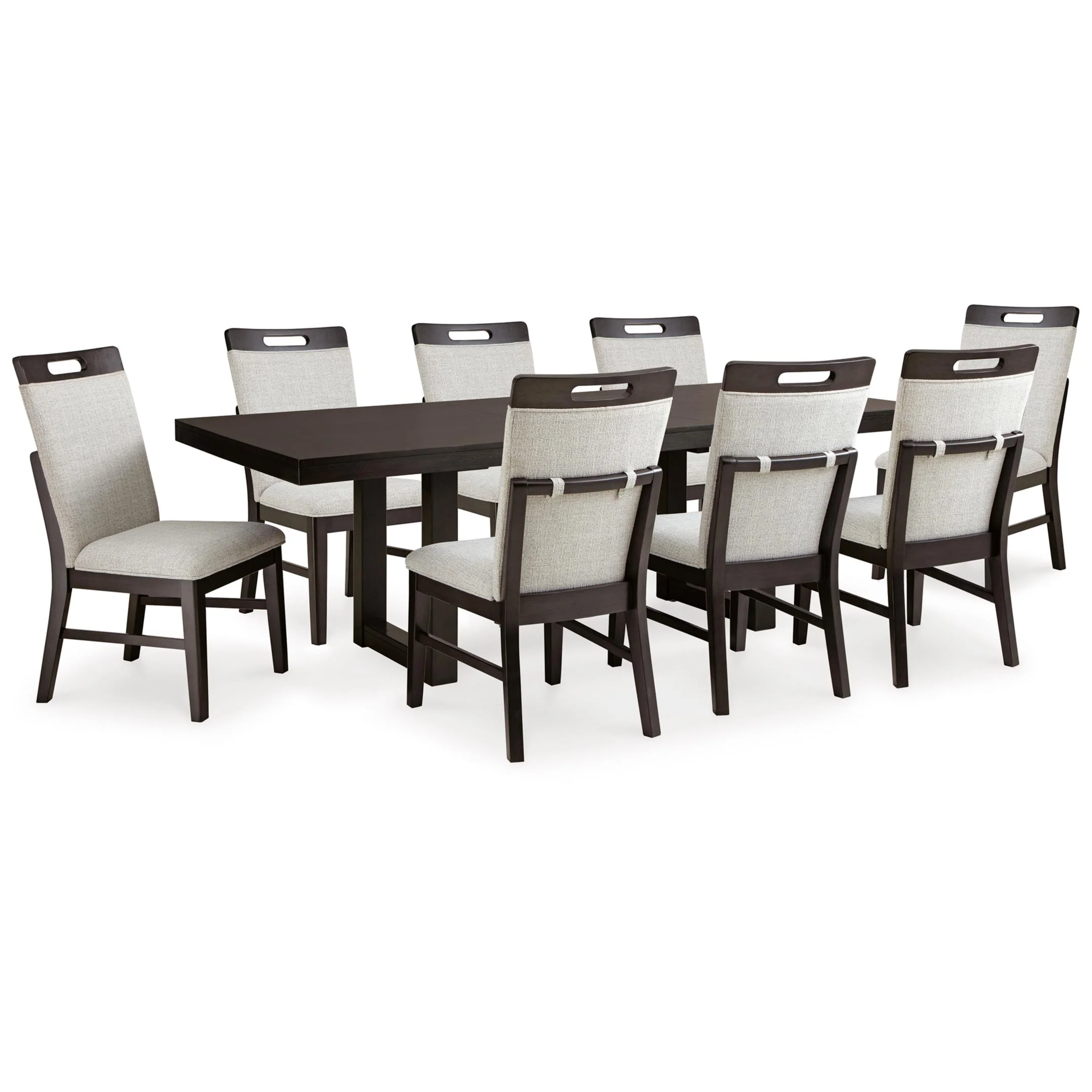 Signature Design by Ashley Neymorton D618D3 9 pc Dining Set - Image 1