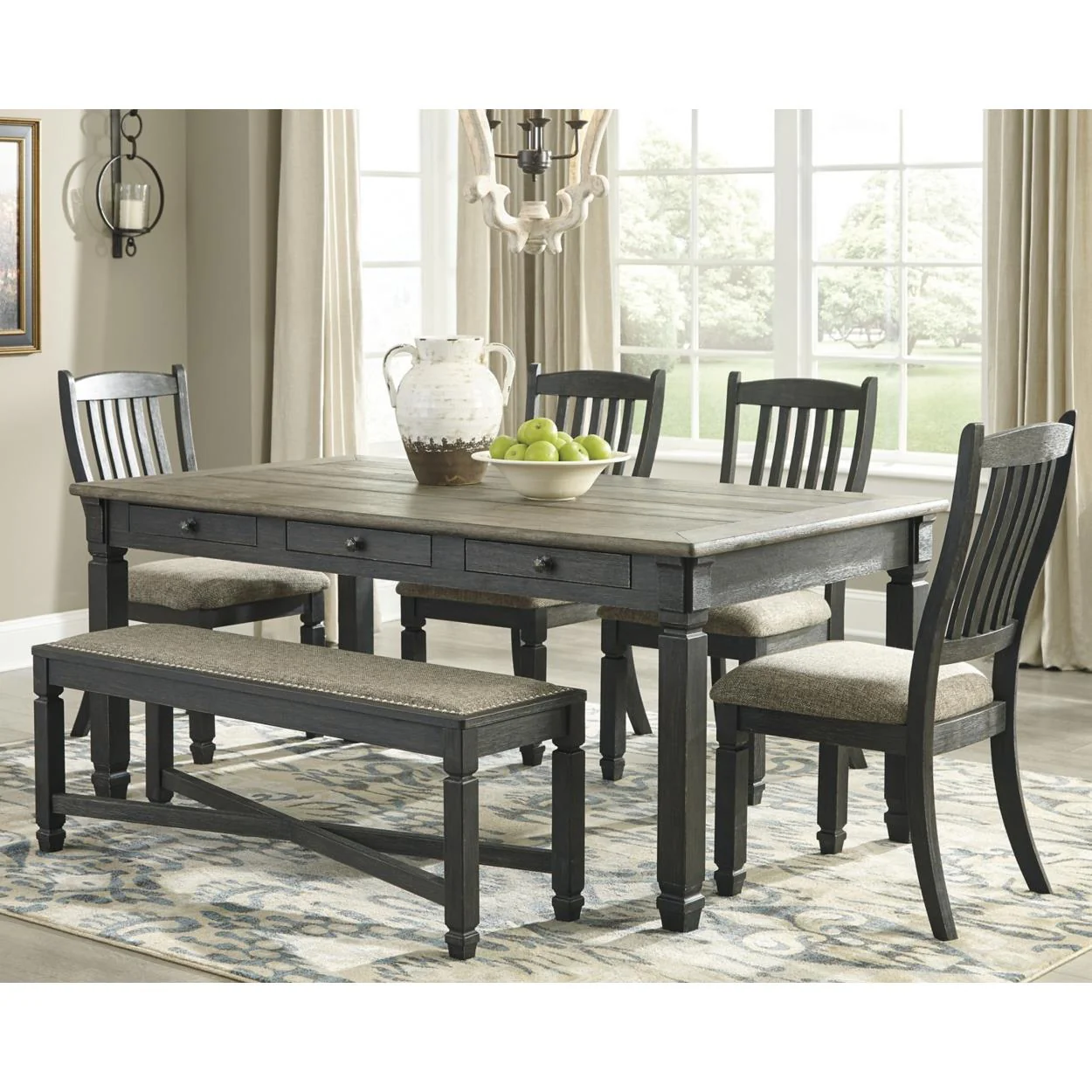 Signature Design by Ashley Tyler Creek D736D2 6 pc Dining Set