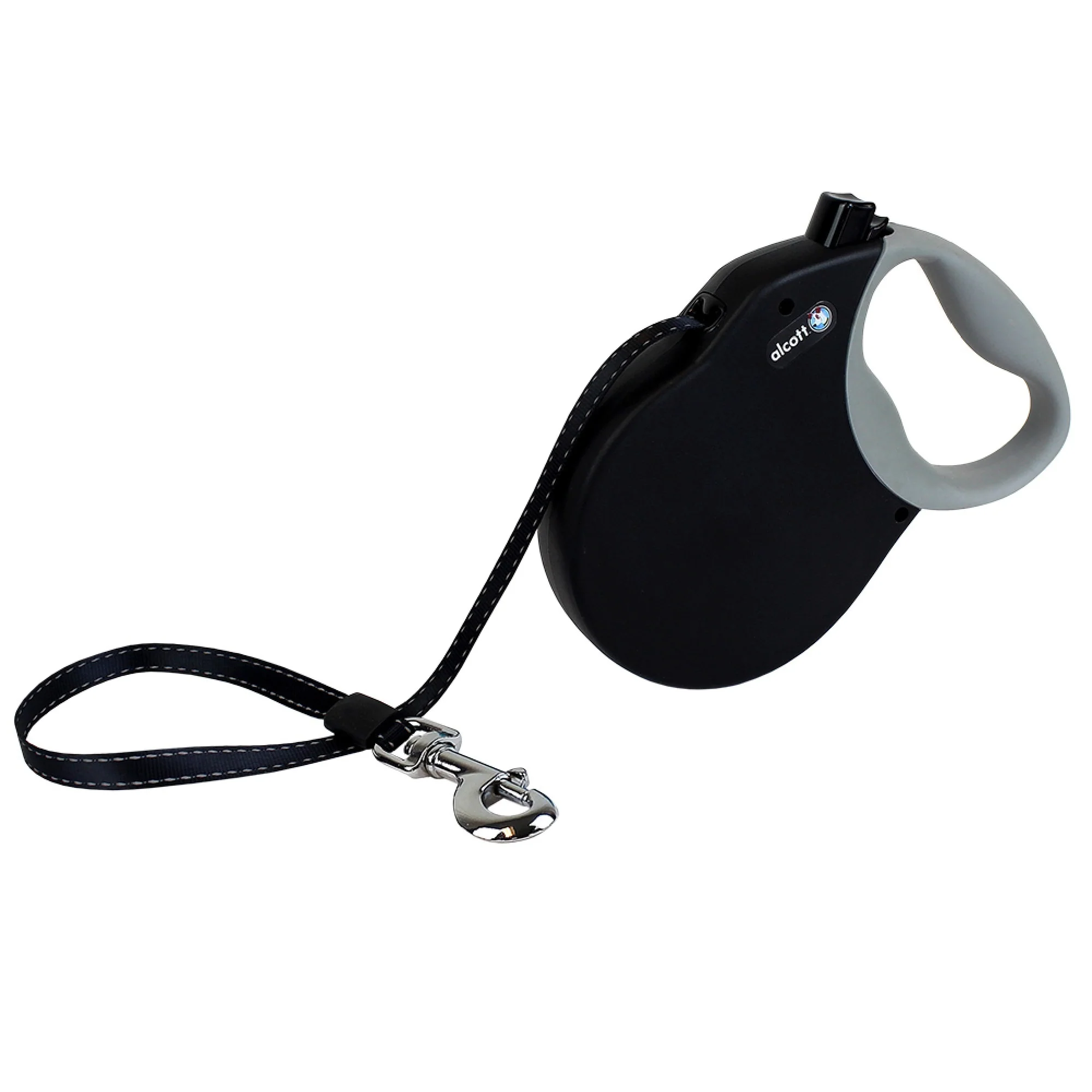 Paws/alcott Alcott Retractable Leash Up To 110 Lbs Black XL/24 Ft - Image 1