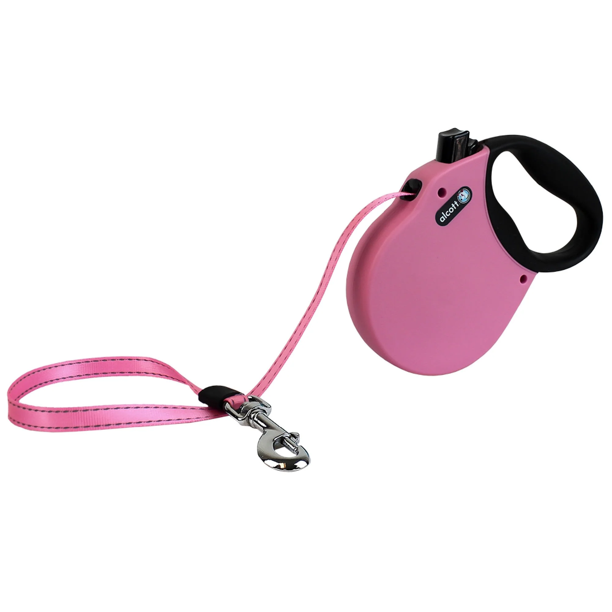 Alcott Retractable Leash Large Up To 110 Pounds Pink - Image 1