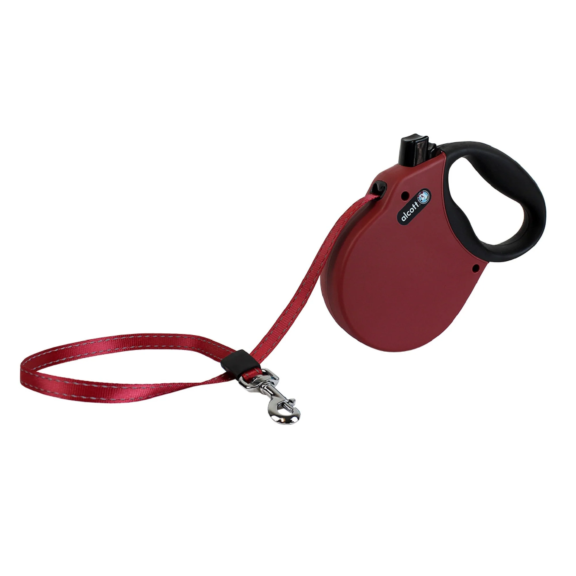 Alcott Retractable Leash Medium Up To 65 Pounds Red - Image 1