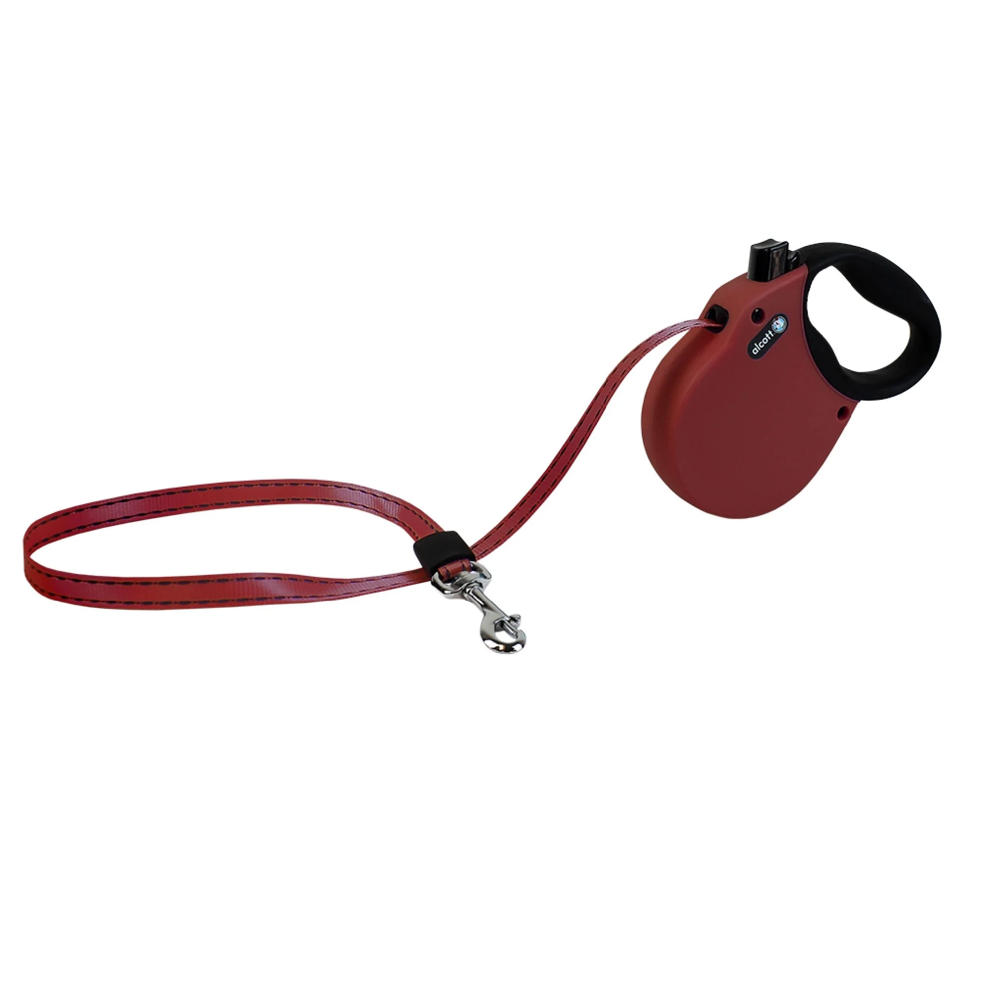Alcott Retractable Leash eXtra Small Up To 25 Pounds Red - Image 1