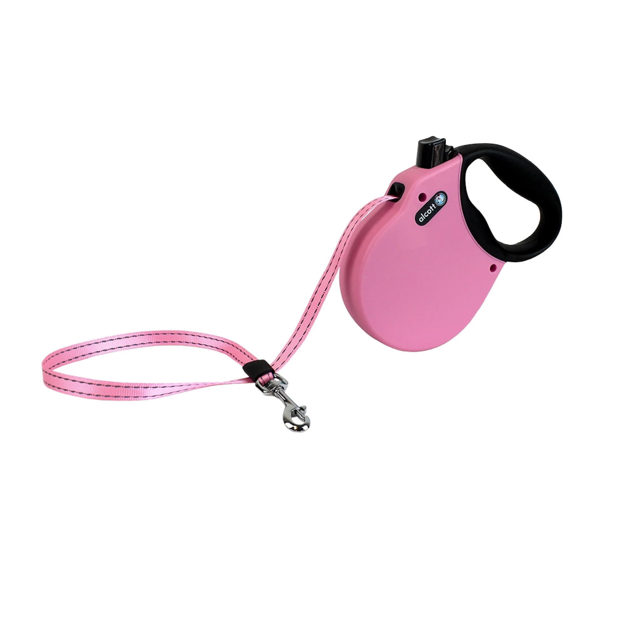 Alcott Retractable Leash Small Up To 45 Pounds Pink - Image 1