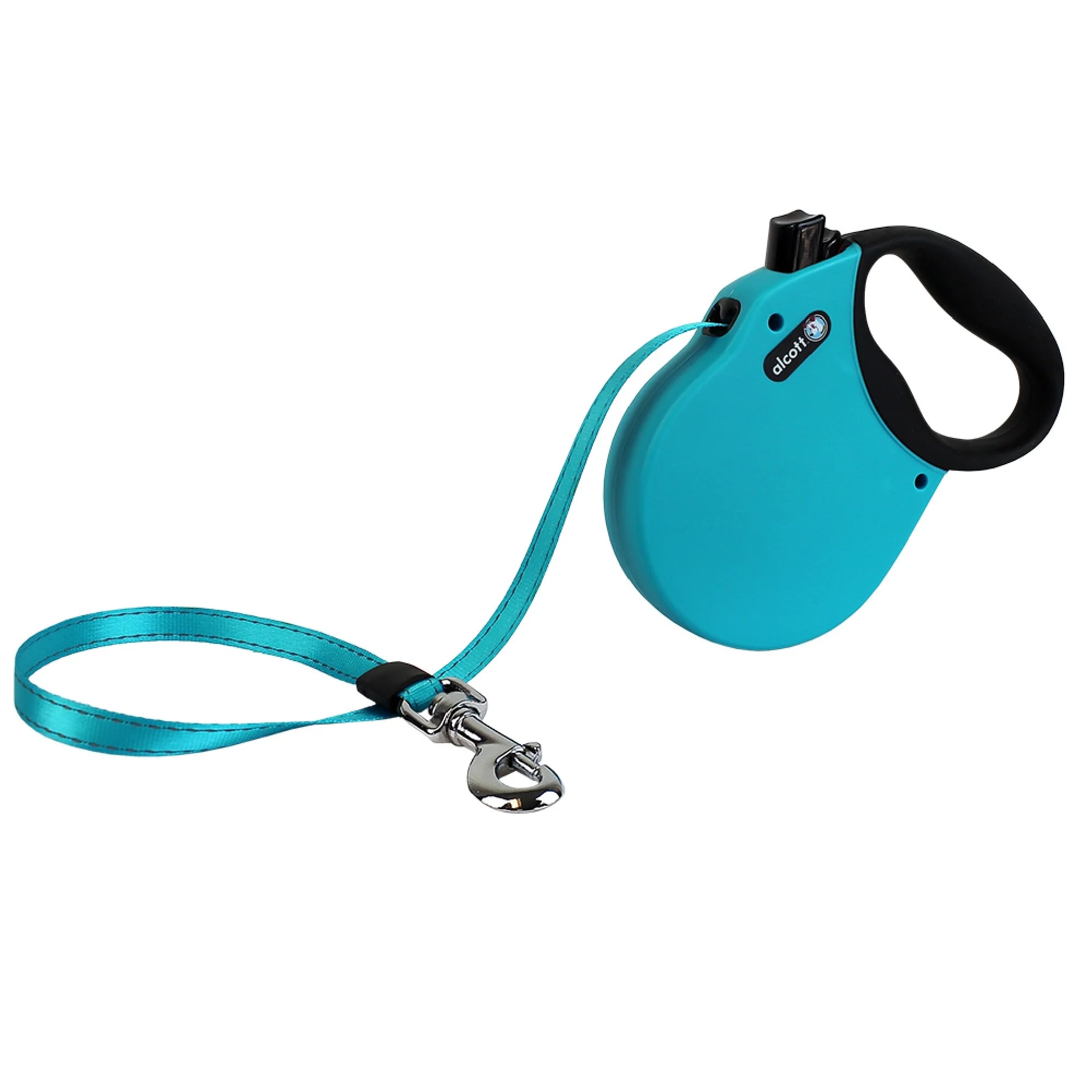 Alcott Retractable Leash Large Up To 110 Pounds Blue - Image 1