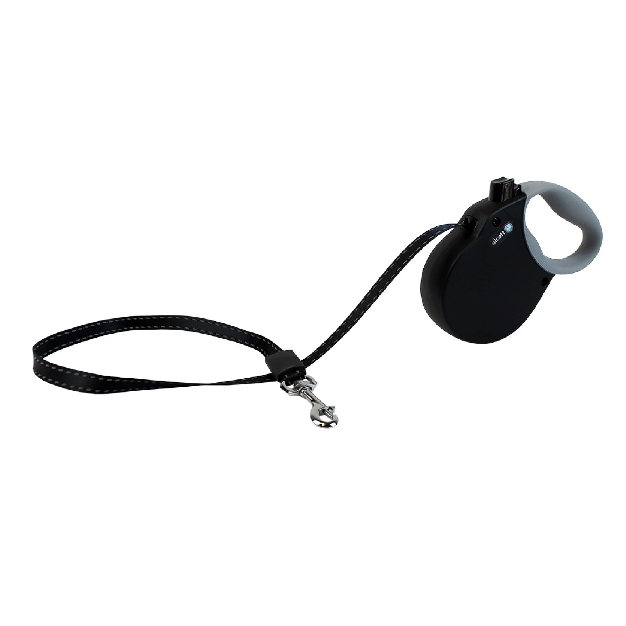 Alcott Retractable Leash eXtra Small Up To 25 Pounds Black - Image 1