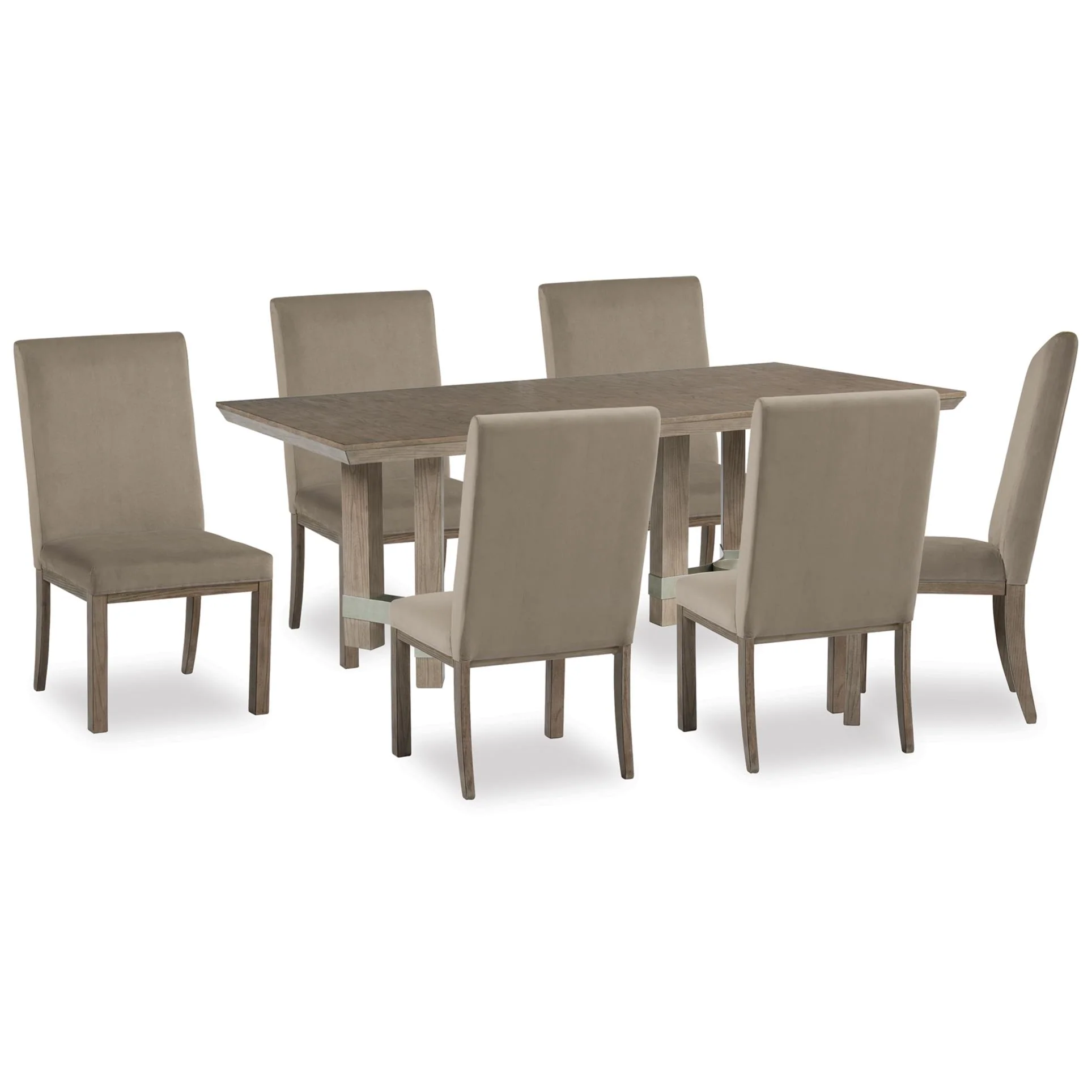 Signature Design by Ashley Chrestner D983D5 7 pc Dining Set - Image 1