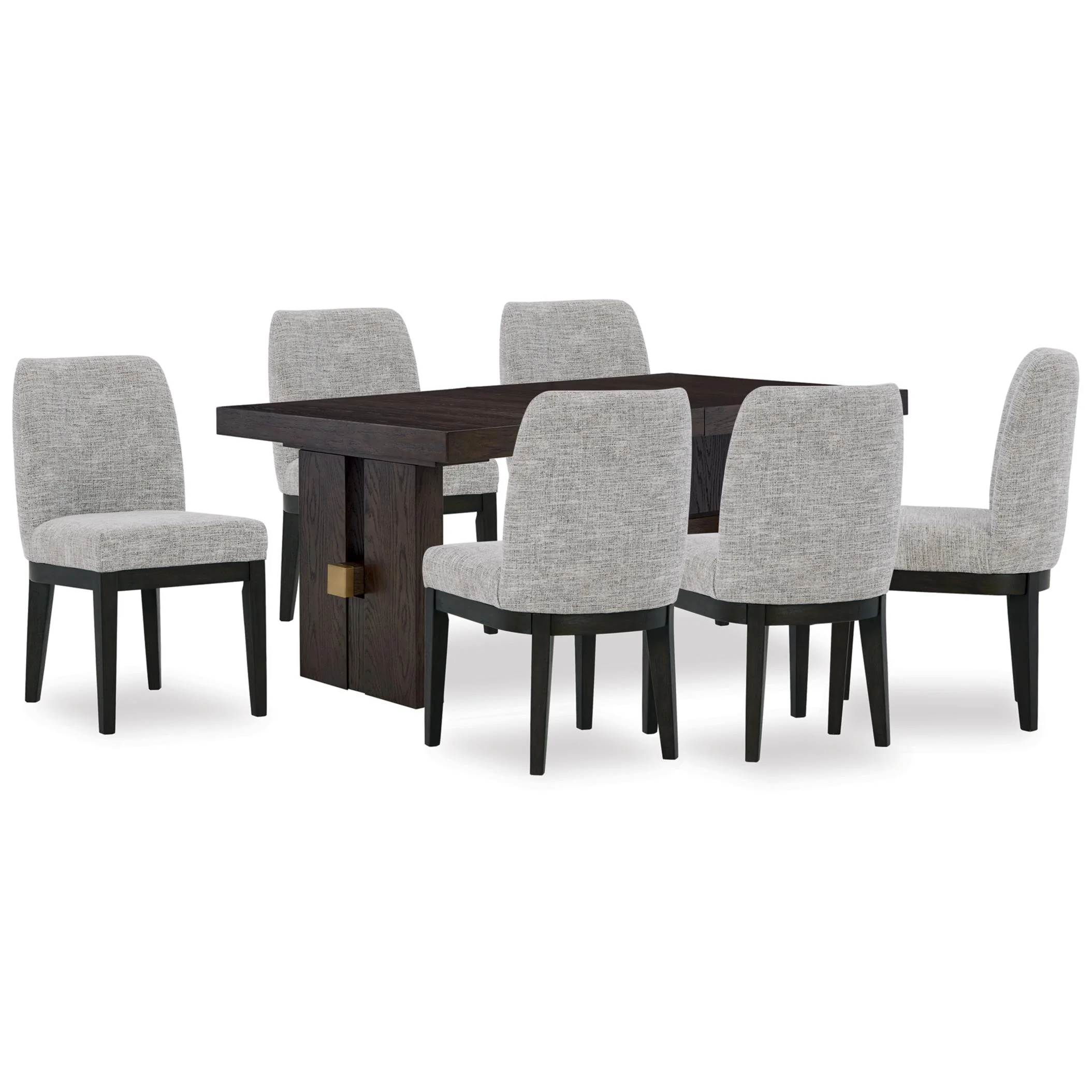 Signature Design by Ashley Burkhaus D984D8 7 pc Dining Set - Image 1