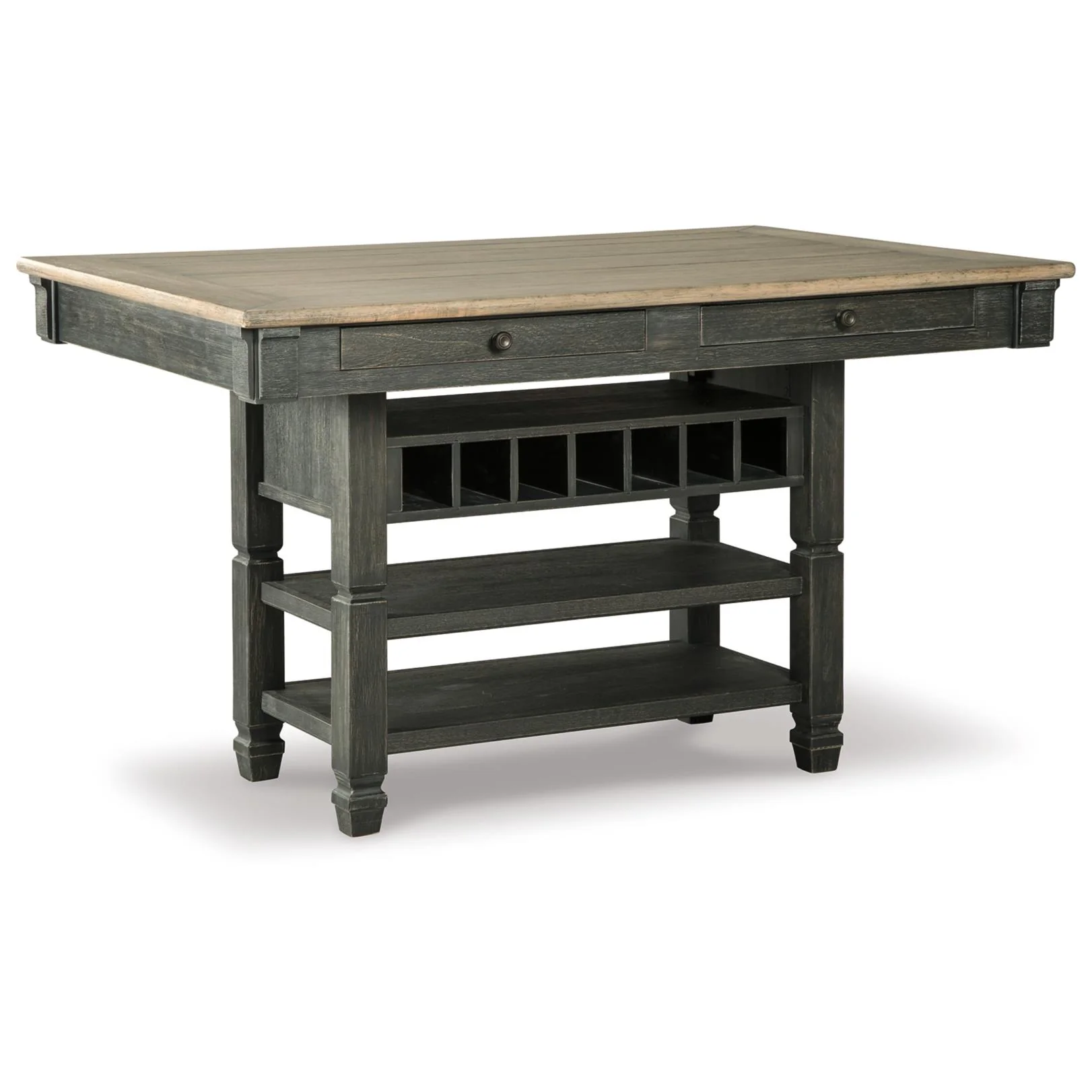 Signature Design by Ashley Tyler Creek D736D8 6 pc Counter Height Dining Set - Image 3