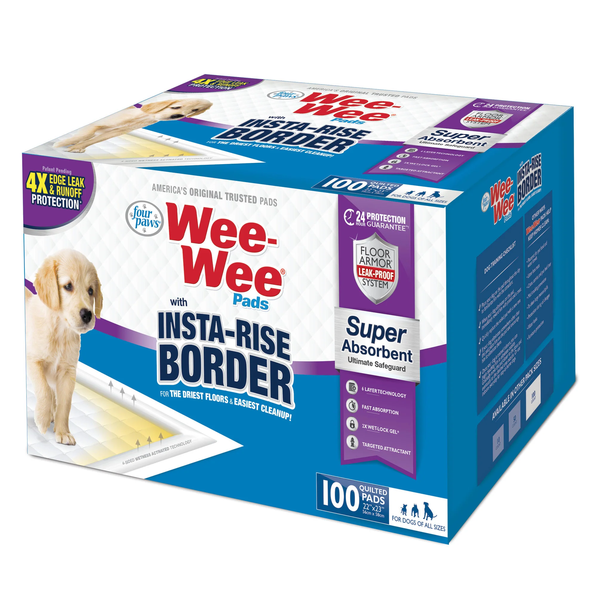 Wee-Wee Insta-Rise® Border Pad - Image 1