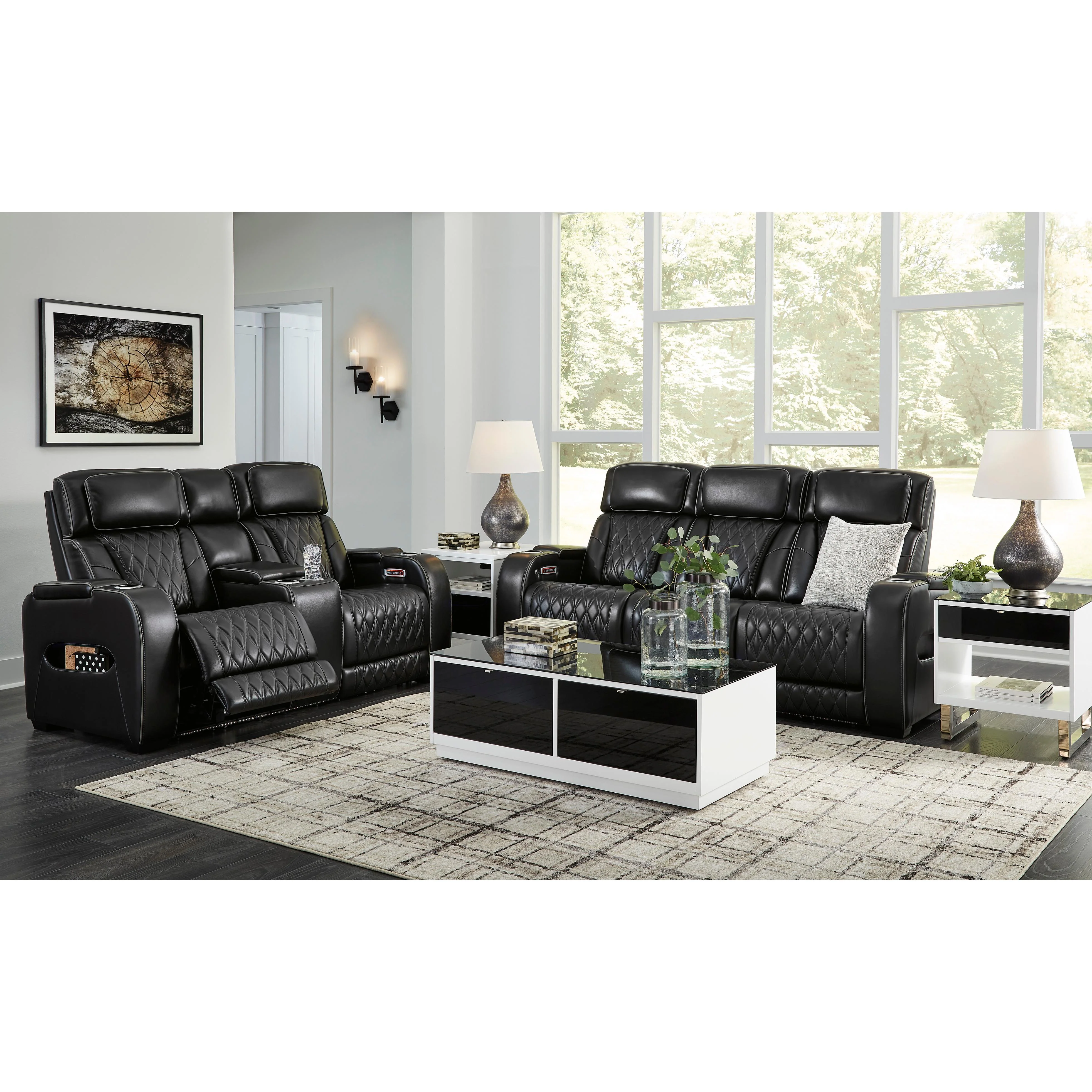 Signature Design by Ashley Boyington U27106U1 2 pc Power Reclining Living Room Set - Image 1