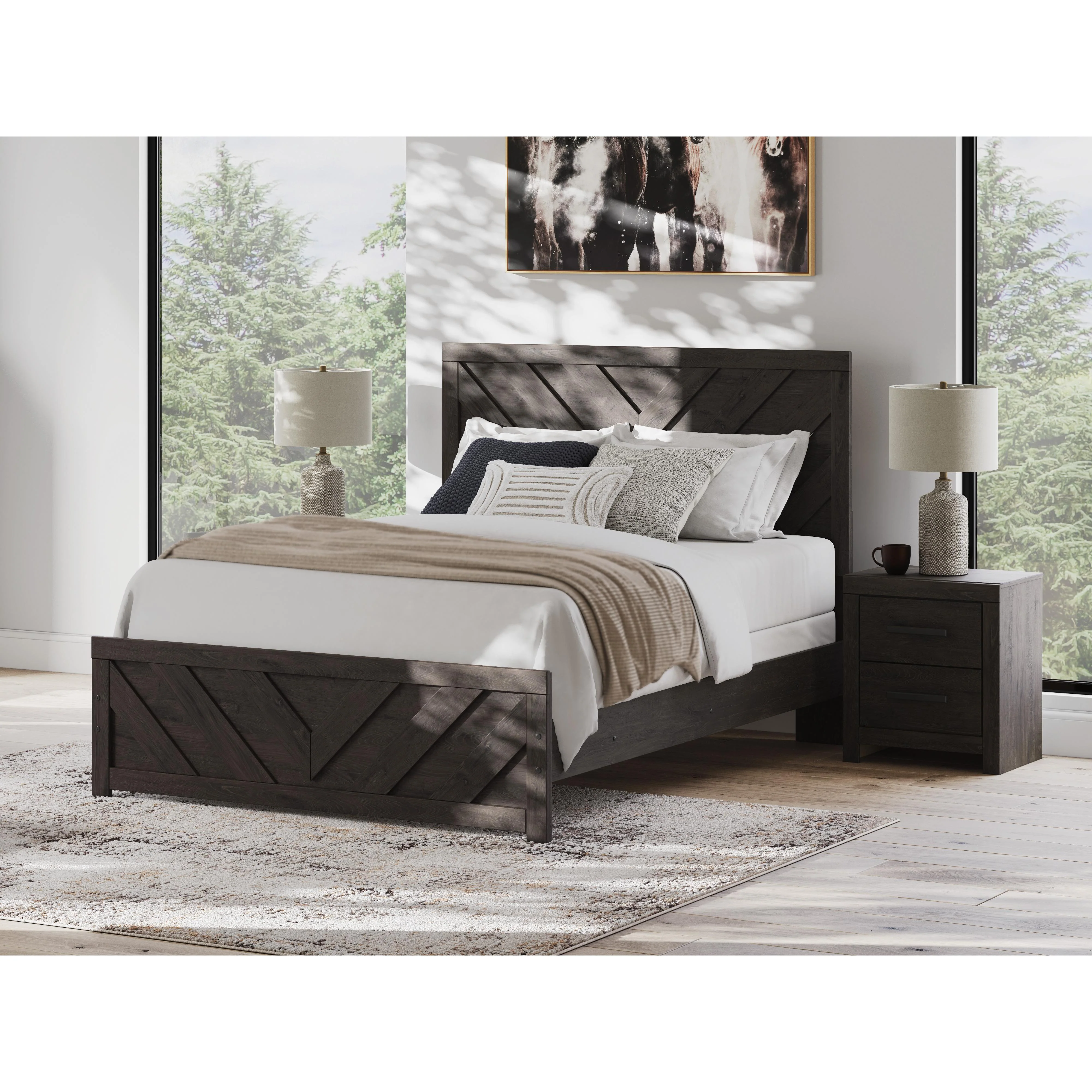Signature Design by Ashley Prendonea B3789 8 pc Queen Panel Bedroom Set - Image 2