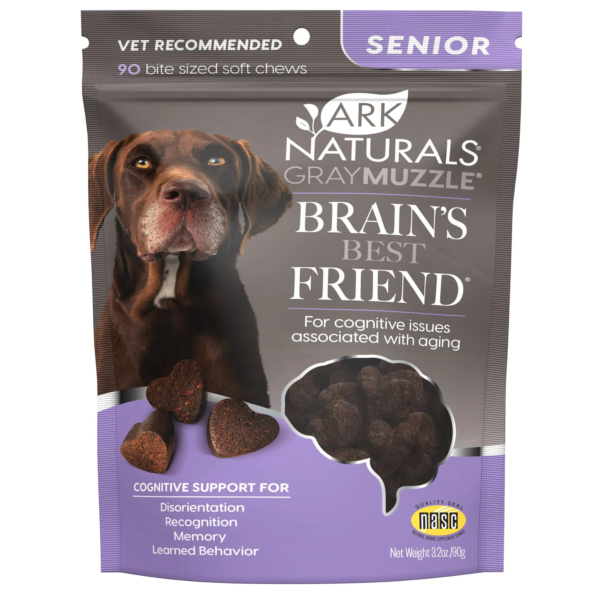 Gray Muzzle Brains Best Friend - 90ct Multi-Colored - Image 1