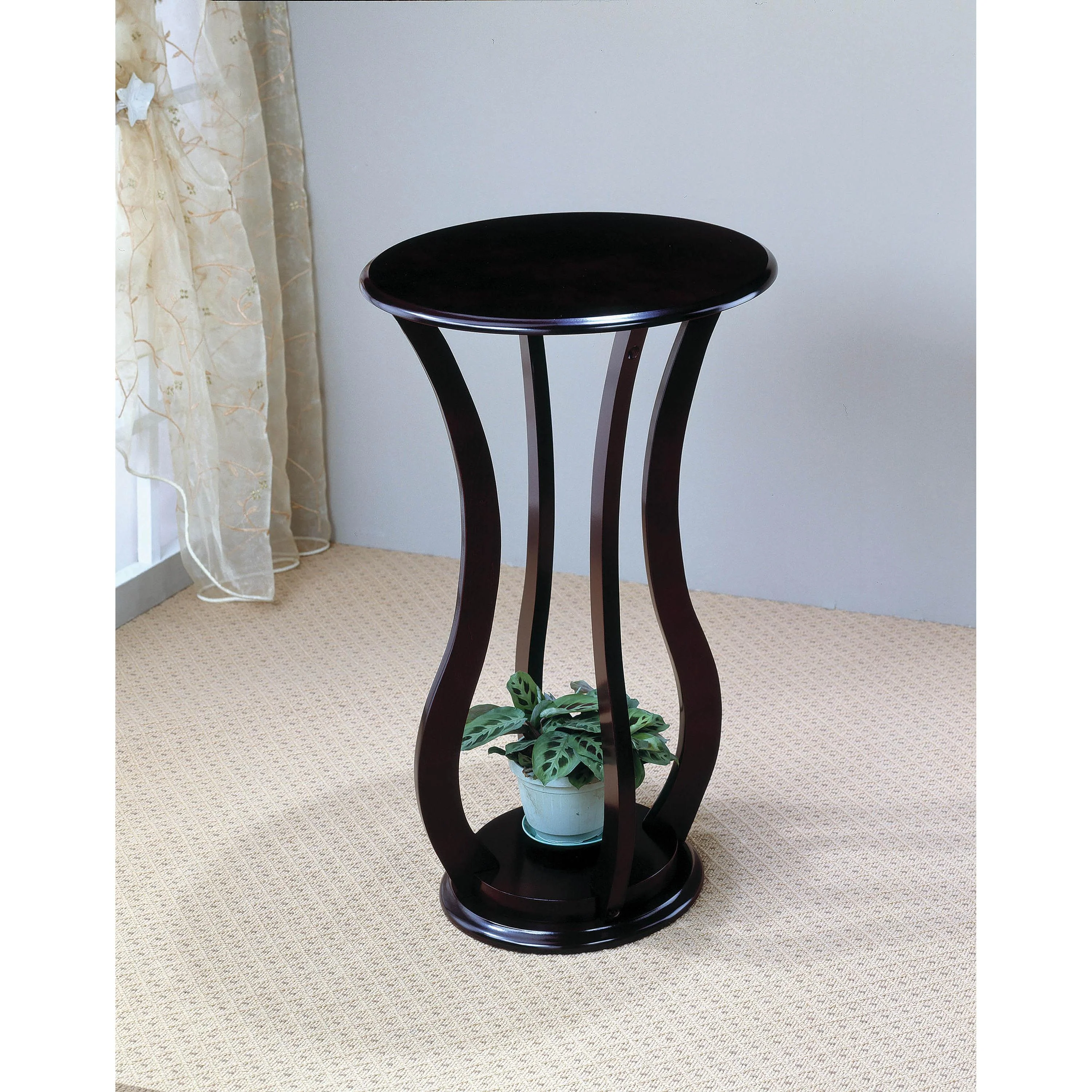 Coaster Furniture Elton 900934 Round Wood Top Accent Side Table – Cherry