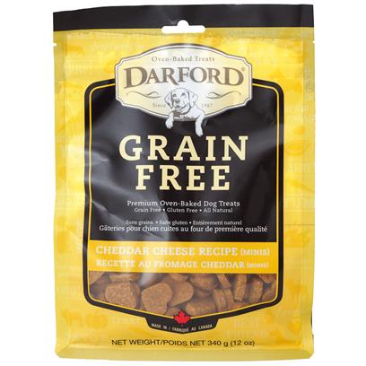 Darford Grain Free Cheddar Cheese Recipe Minis Dog Treats 12oz - Image 1