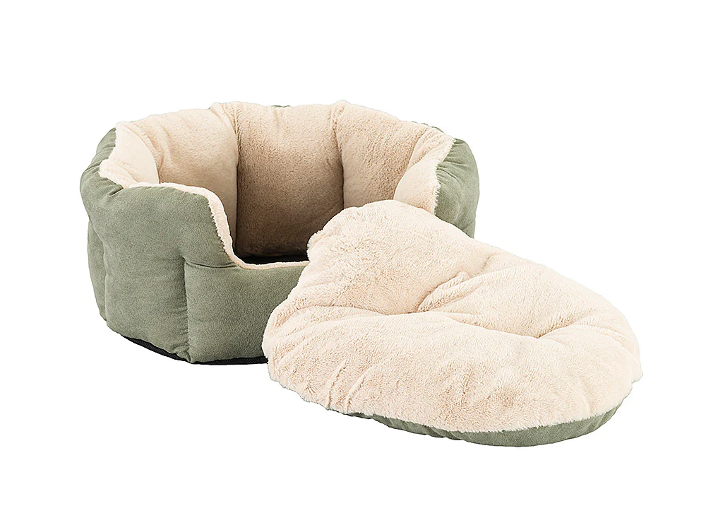 Spot Ethical Pet Sleep Zone Reversible Cushion Dog Bed 18In Sage - Image 1