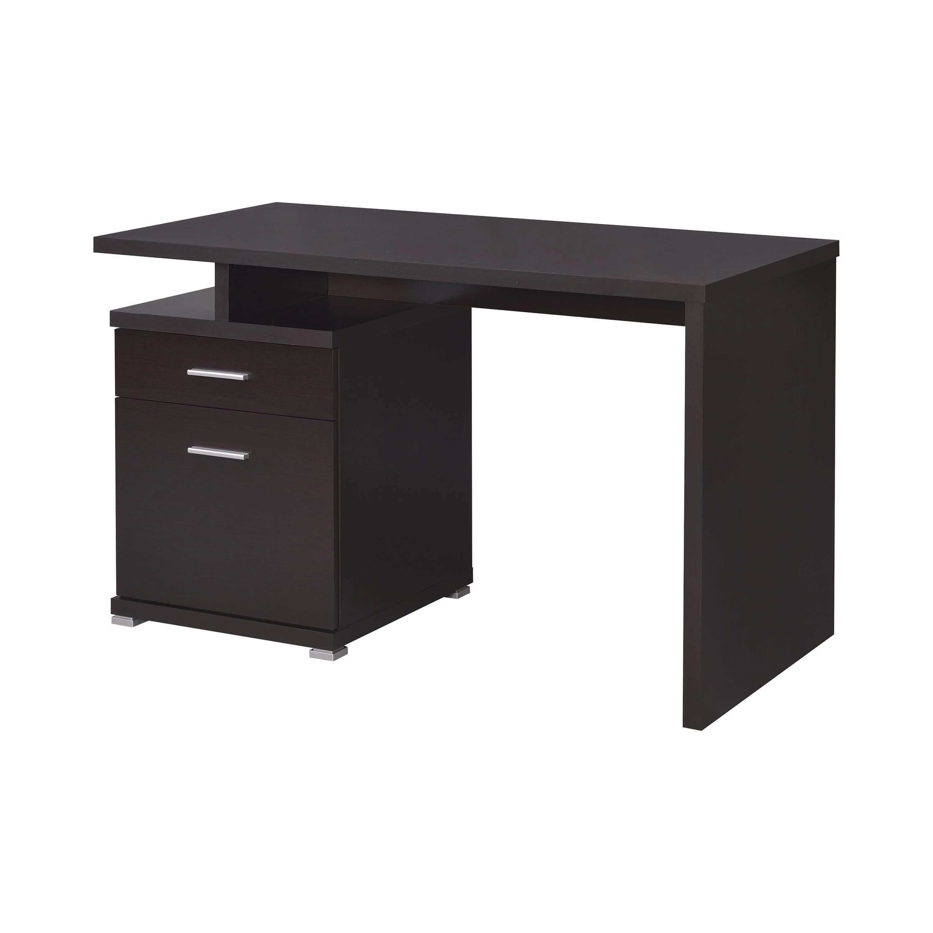 Coaster Furniture Irving 800109 47-inch 2-Drawer Office Computer Desk – Cappuccino