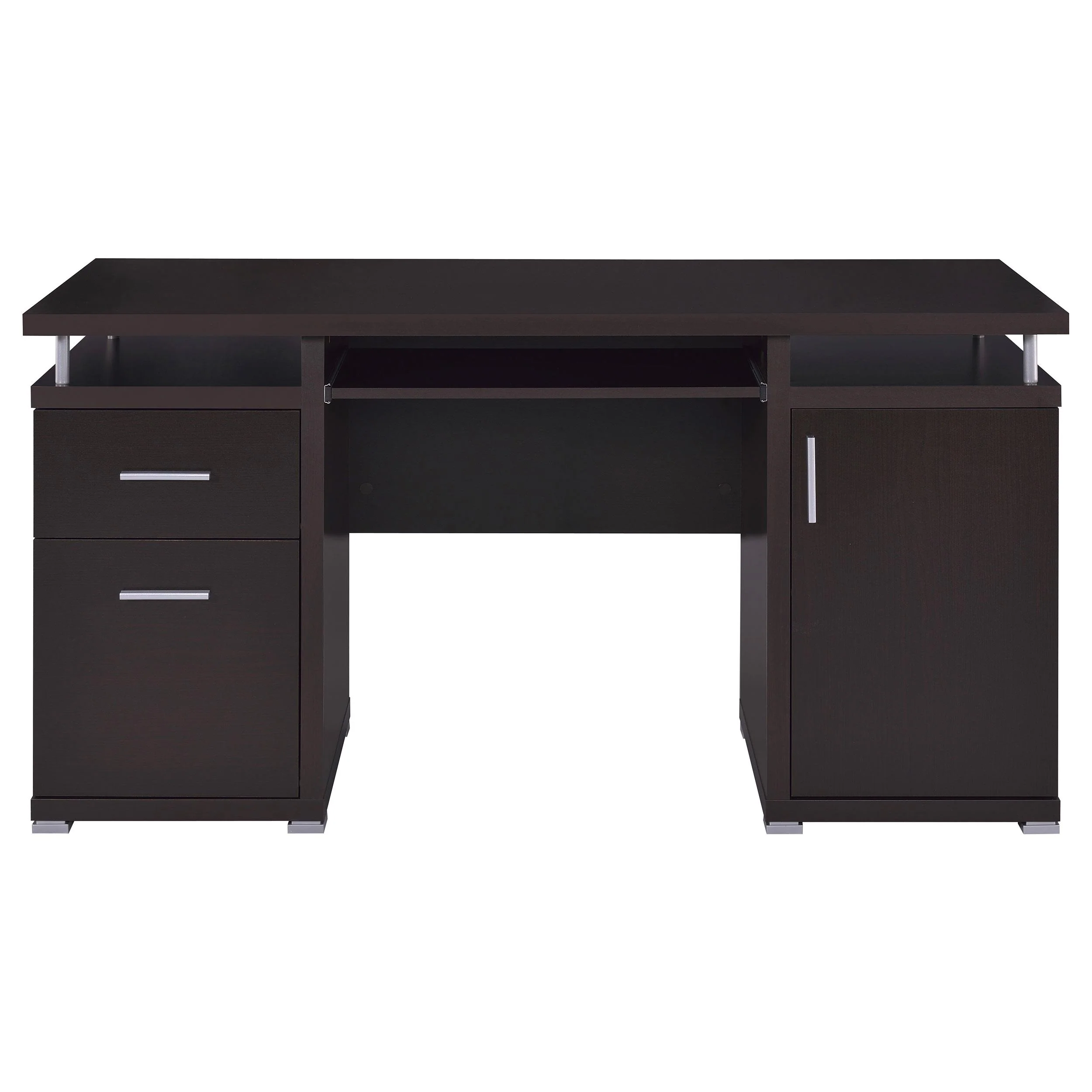 Coaster Furniture Tracy 800107 55-inch 2-Drawer Office Computer Desk - Cappuccino - Image 3