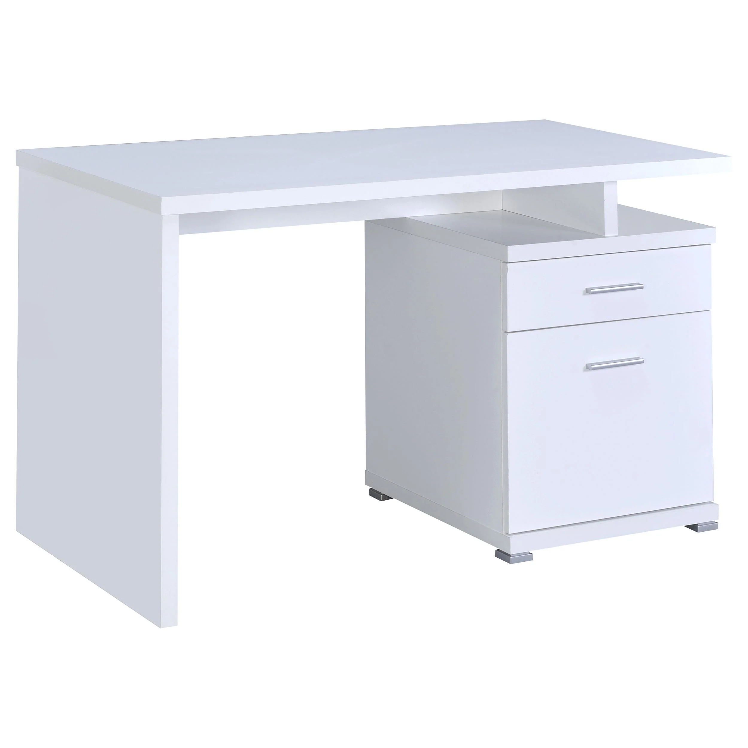 Coaster Furniture Irving 800110 47-inch 2-Drawer Office Computer Desk - White - Image 2