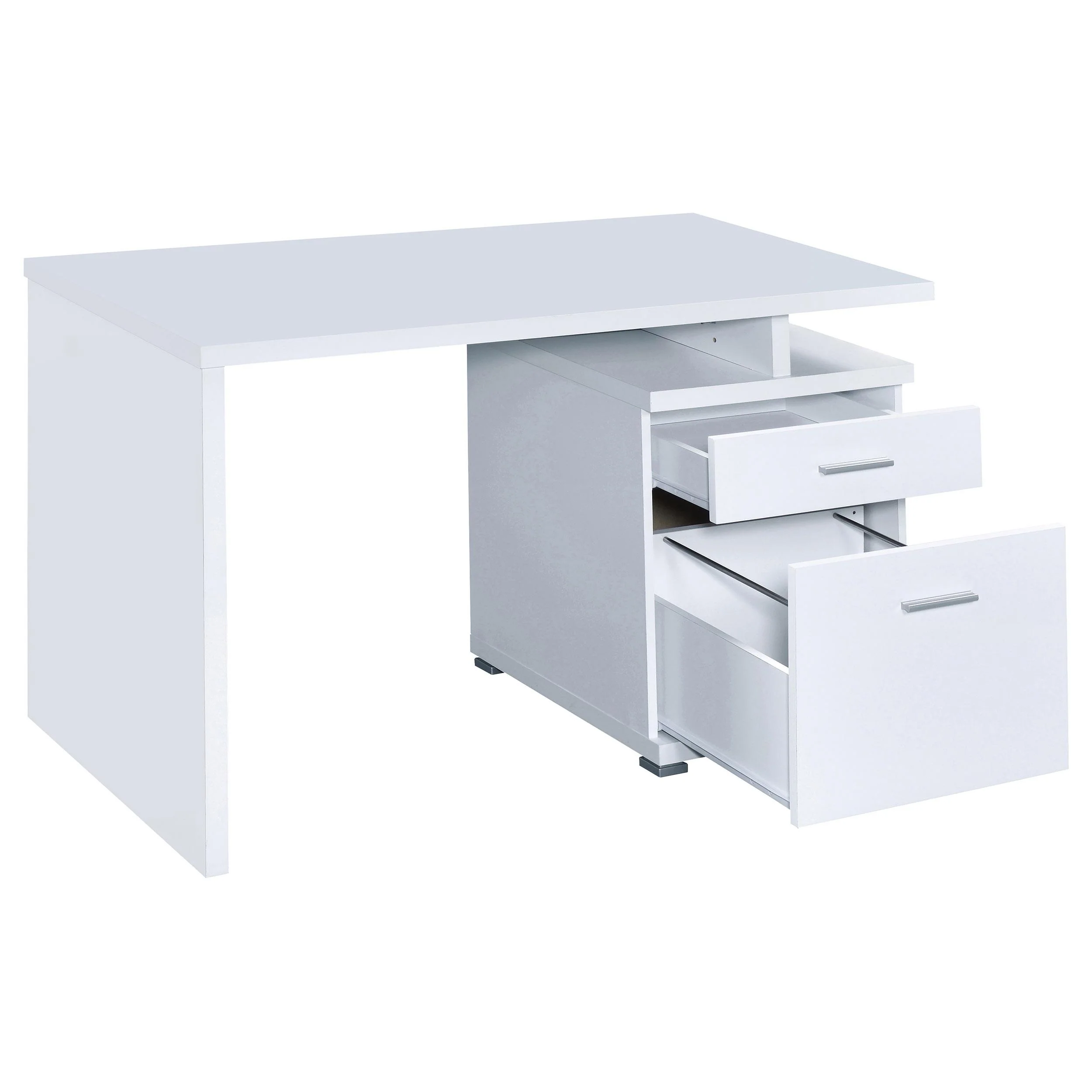 Coaster Furniture Irving 800110 47-inch 2-Drawer Office Computer Desk - White - Image 3