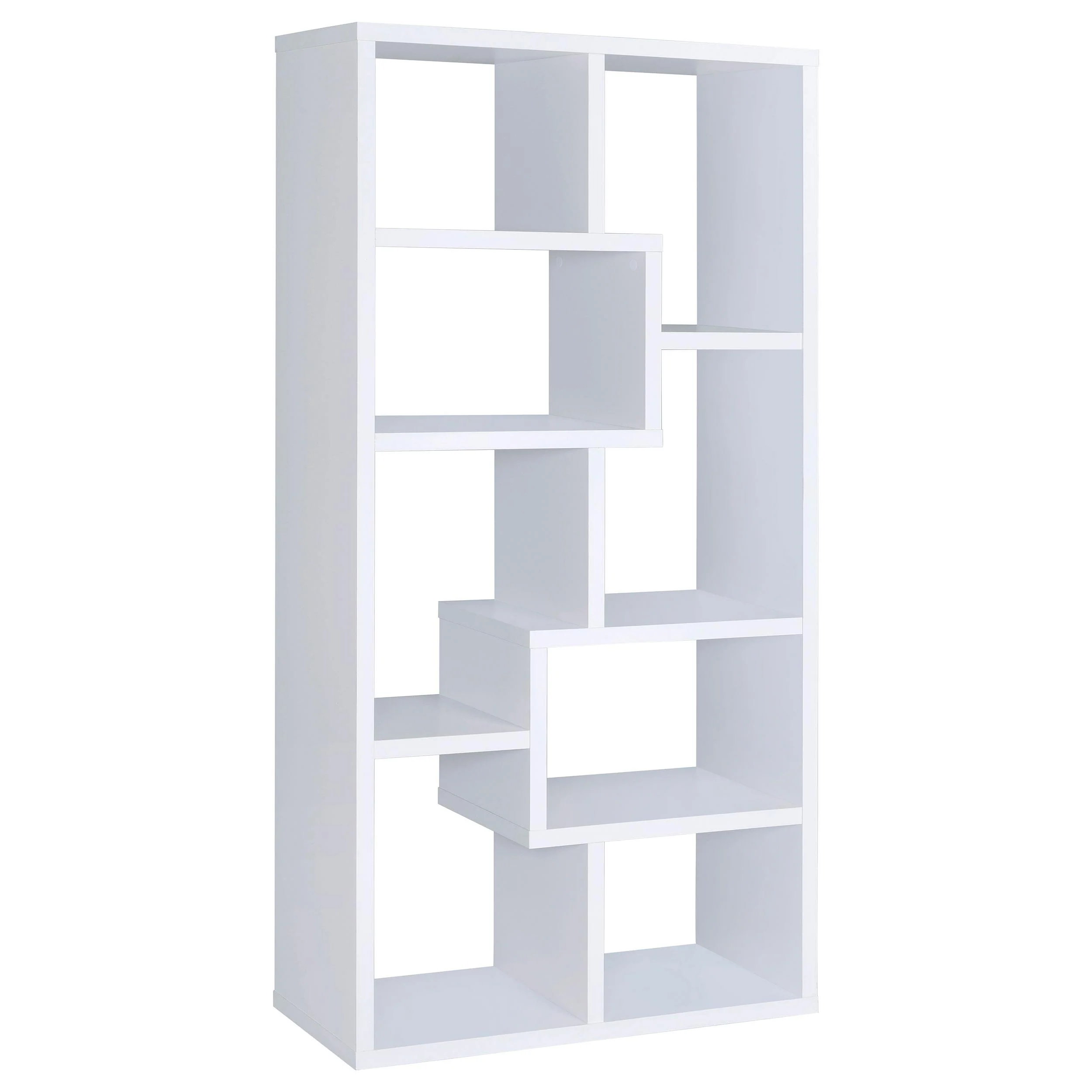 Coaster Furniture Theo 800136 71-inch 7-shelf Bookshelf – White