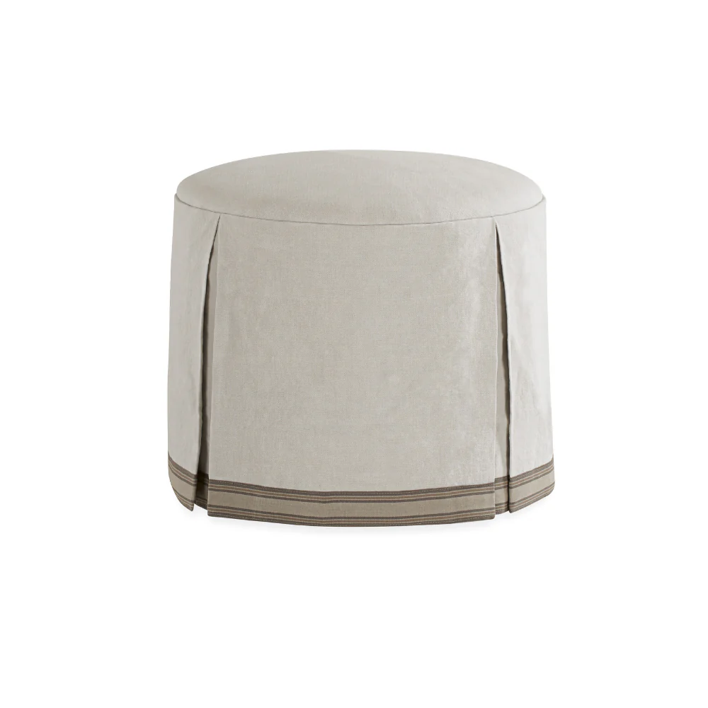 Camelia Skirted Ottoman