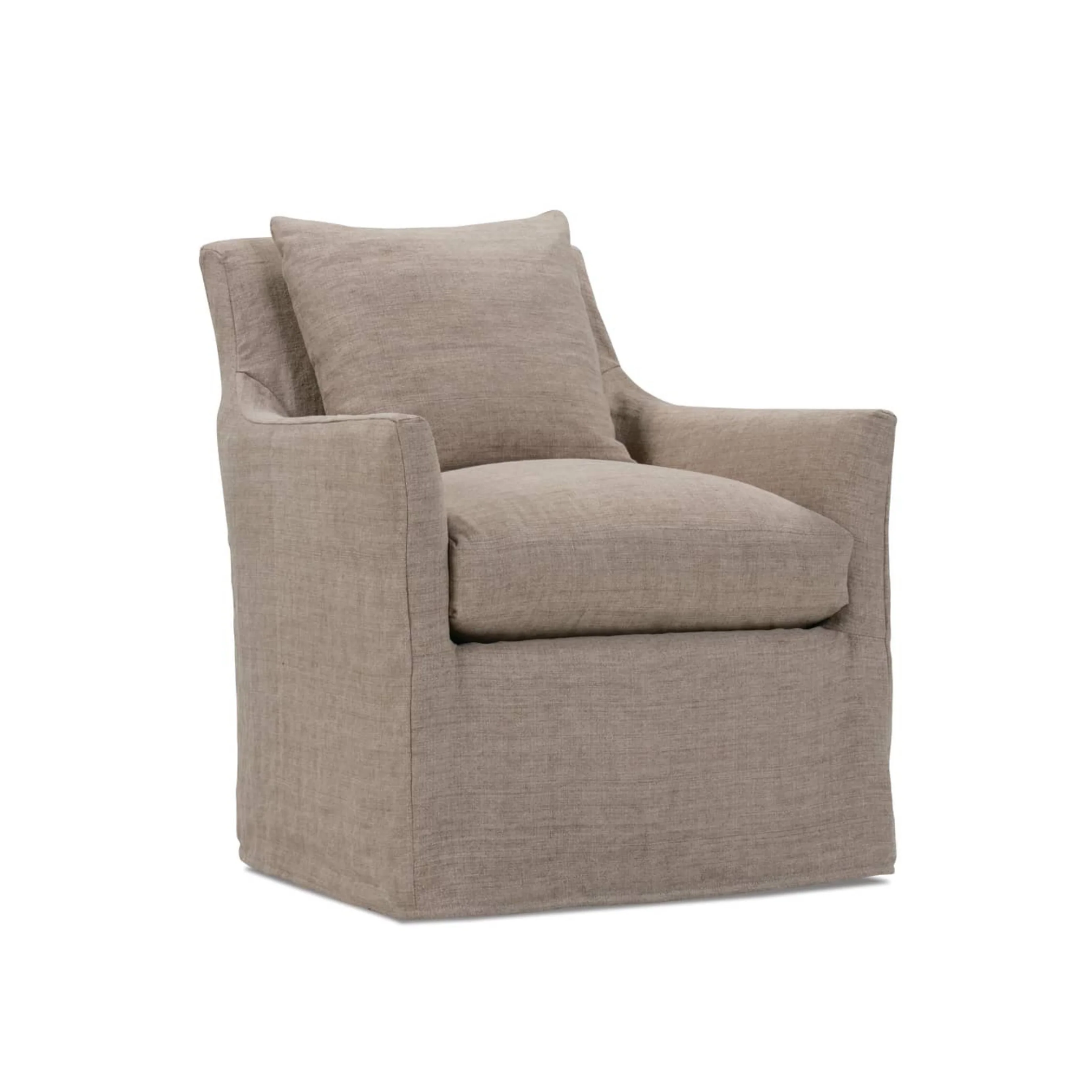 Ingrid Slipcovered Swivel Chair - Image 2